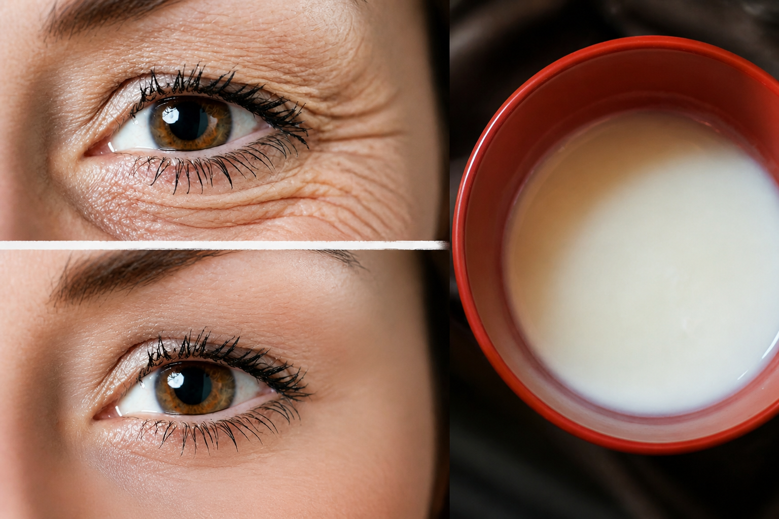 La mascarilla casera de la abuela para reducir las arrugas alrededor de los ojos desde la primera aplicación