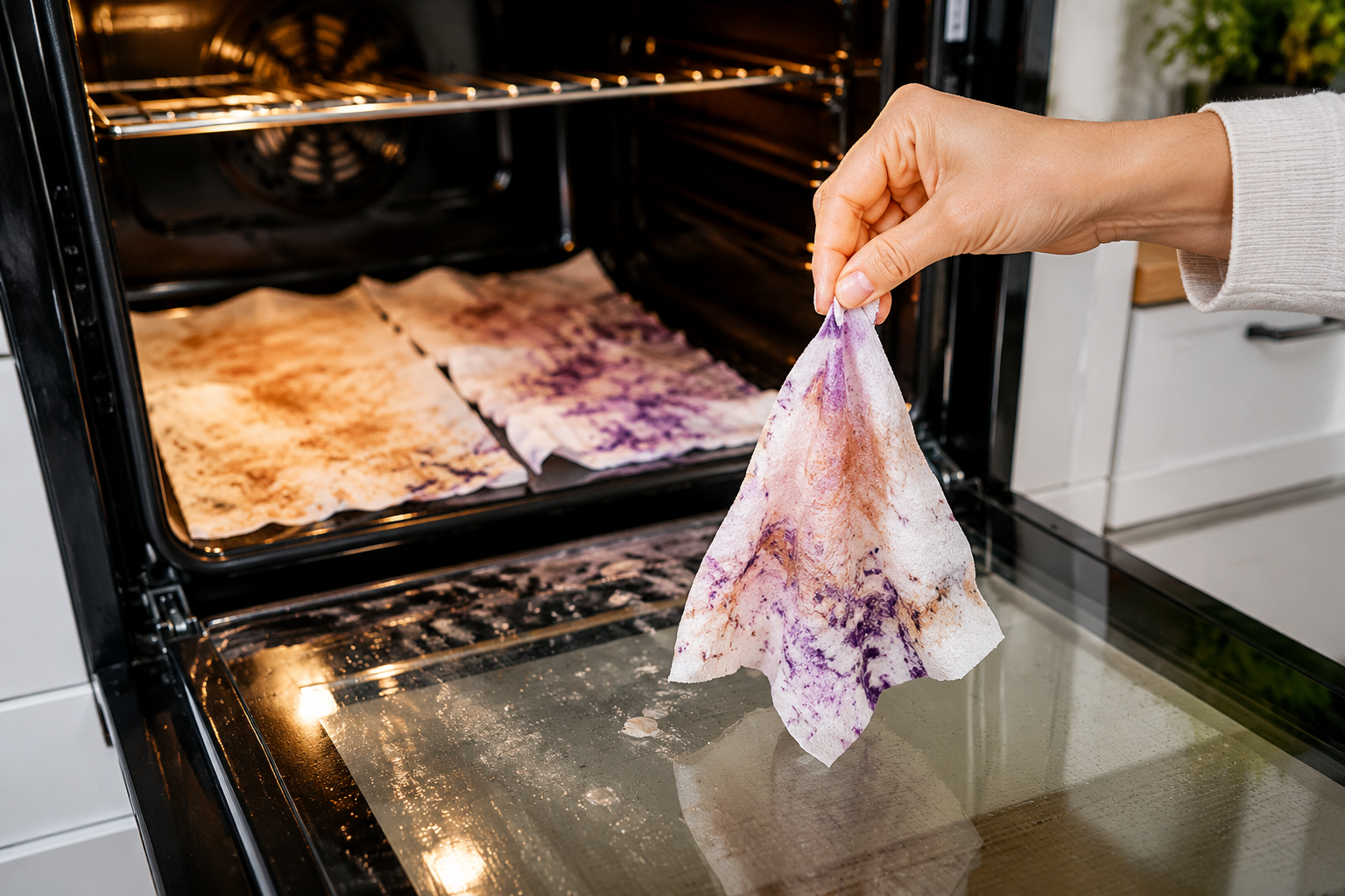 Limpia el horno en minutos, sin esfuerzo ni frotar