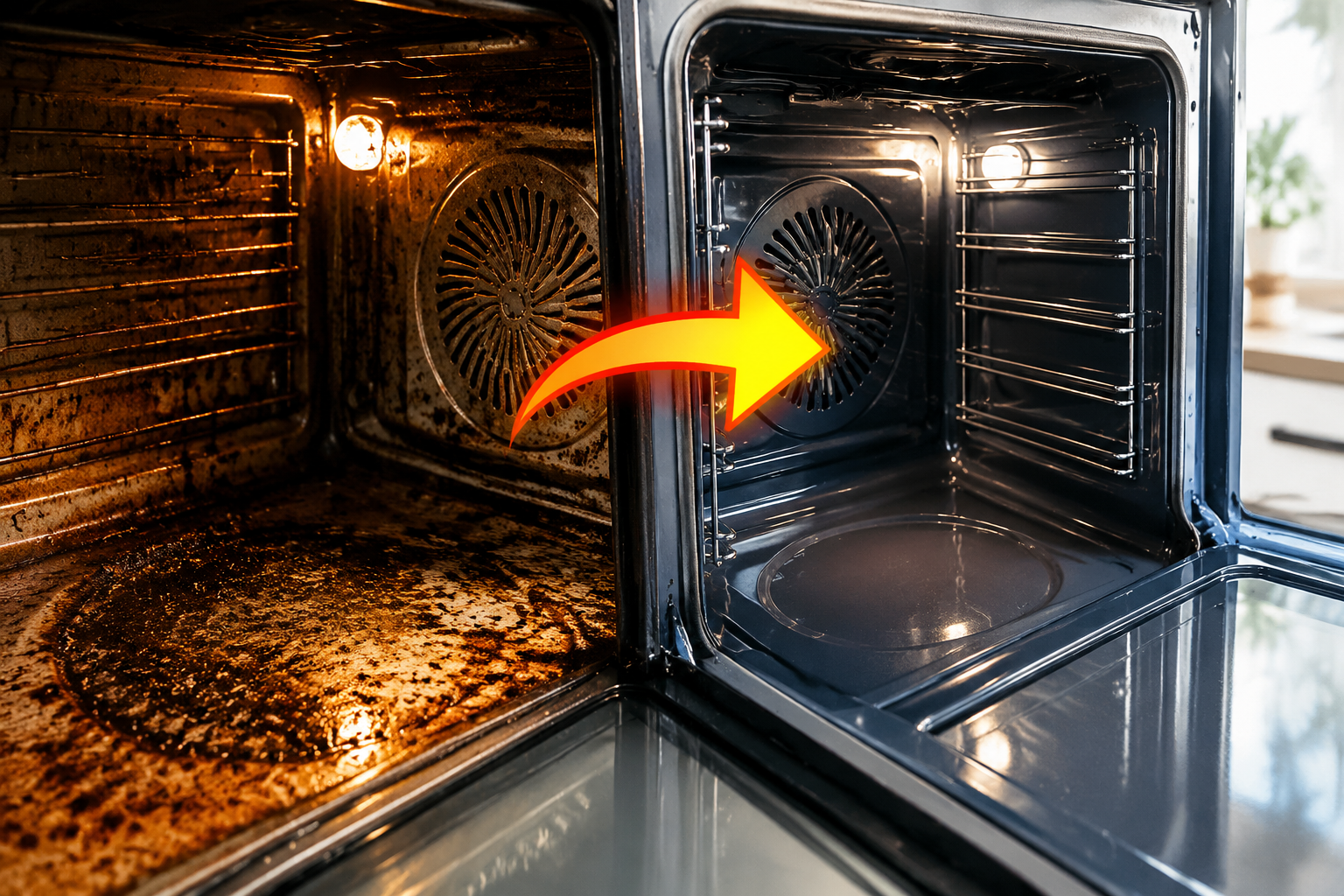 Limpia tu horno con remedios caseros por solo 0,25 € ¡sin frotar!