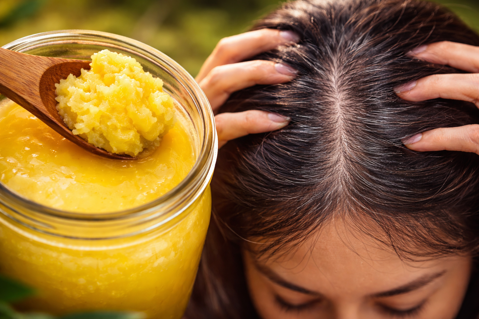 Manteca clarificada, el secreto de las mujeres indias para ocultar las canas