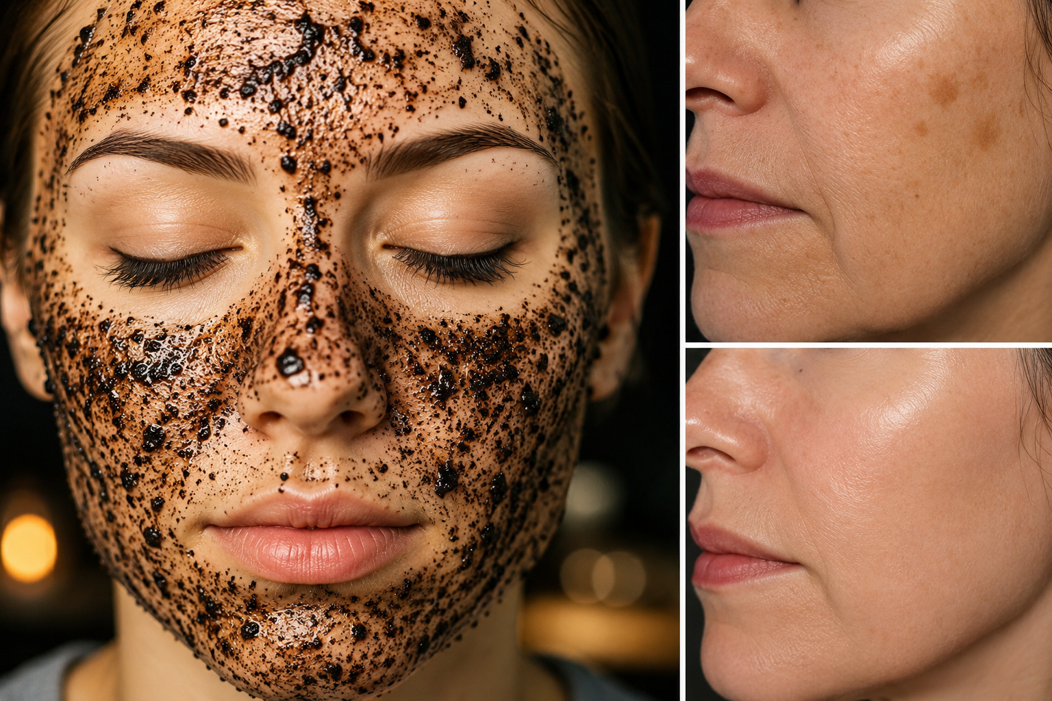 Mascarilla facial de café que elimina arrugas, acné y manchas para siempre
