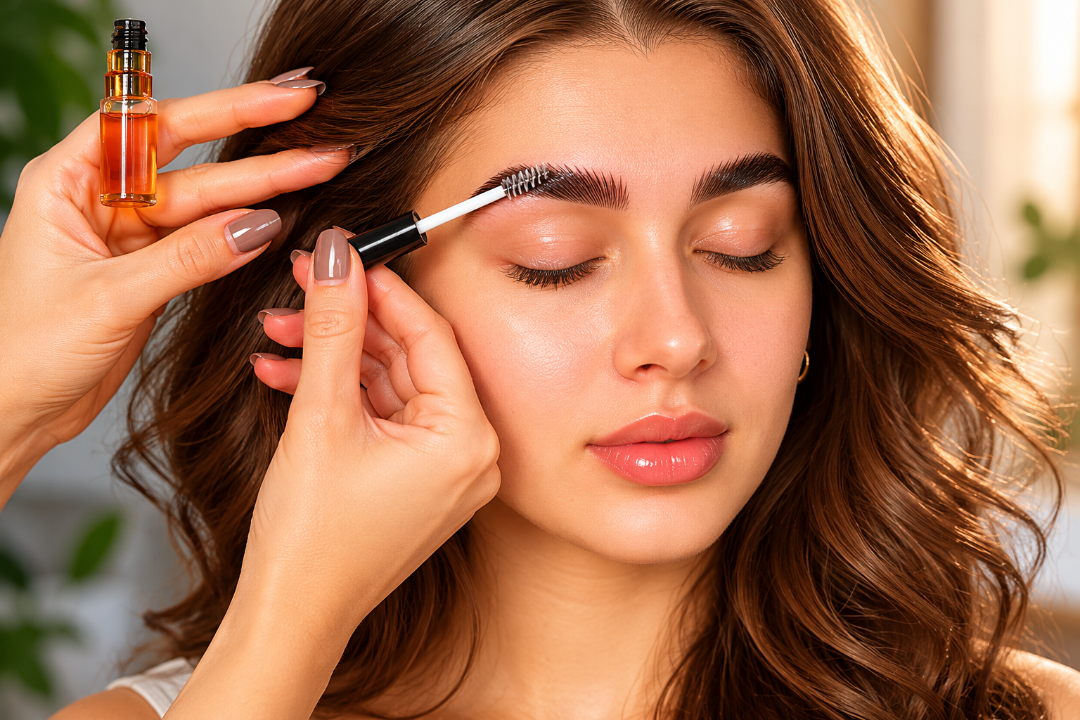 Mascarillas naturales para cejas abundantes sin microblading