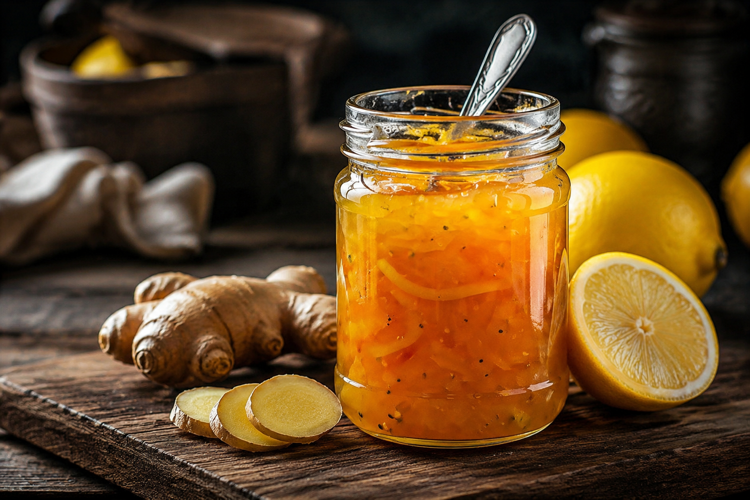 Mermelada de Limón y Jengibre: Sabor y Calidez en Cada Frasco