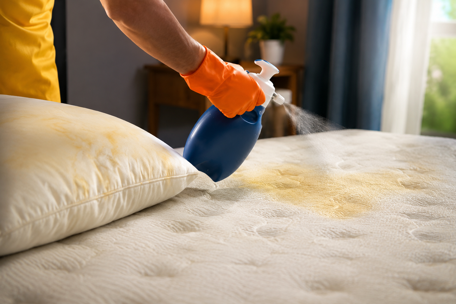 Mezclas efectivas para blanquear colchones y almohadas sin usar cloro