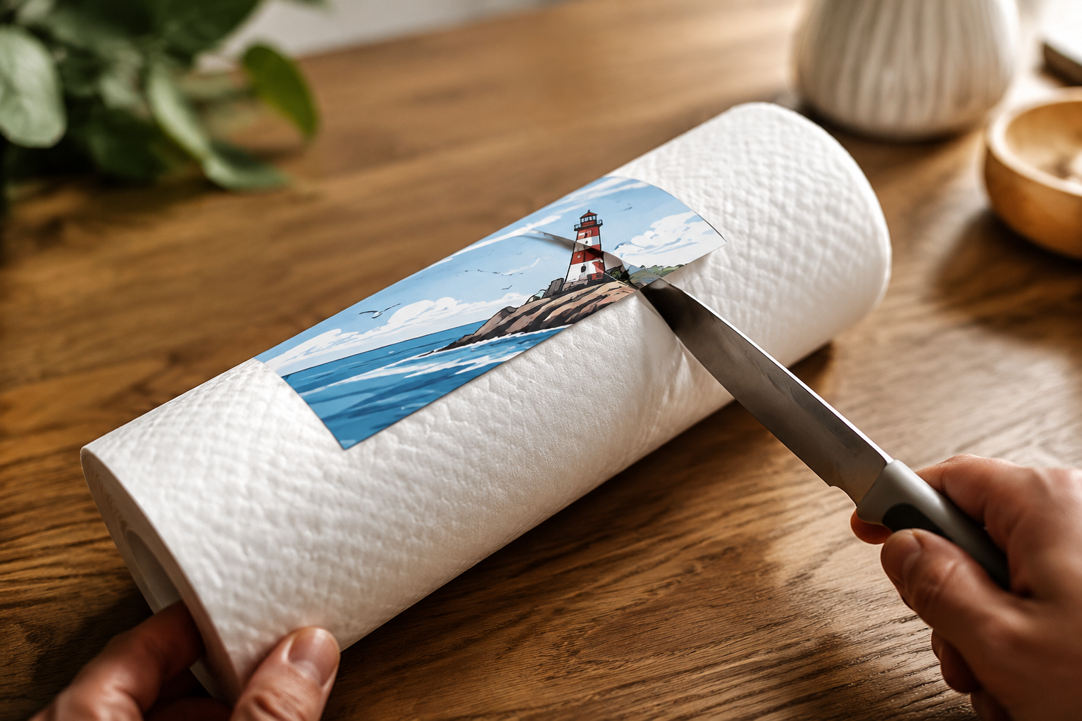 Por esto deberías dividir tu rollo de papel de cocina en dos partes