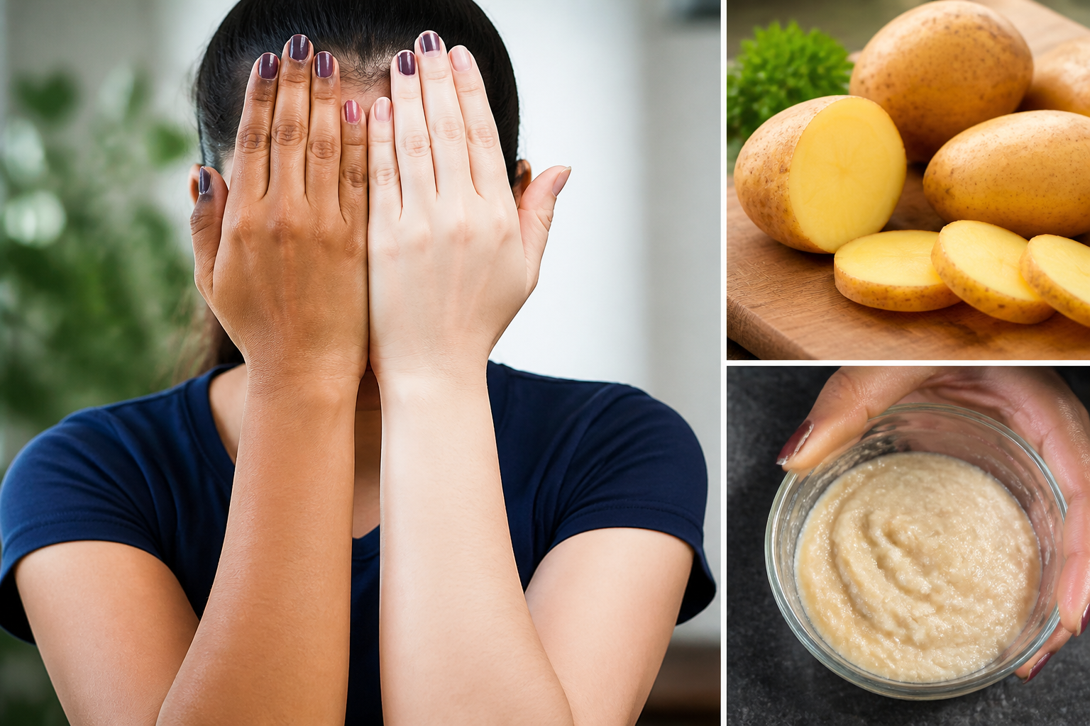 Receta: Mascarilla de papa para iluminar y suavizar la piel