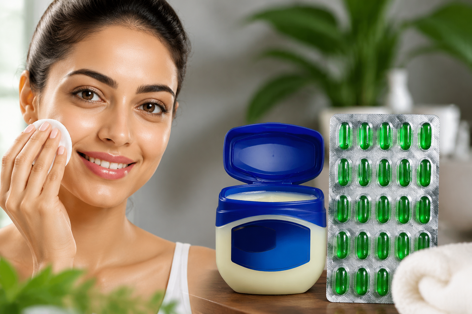 Una mascarilla eficaz con vaselina, limón y vitamina E para mejorar las imperfecciones de la piel
