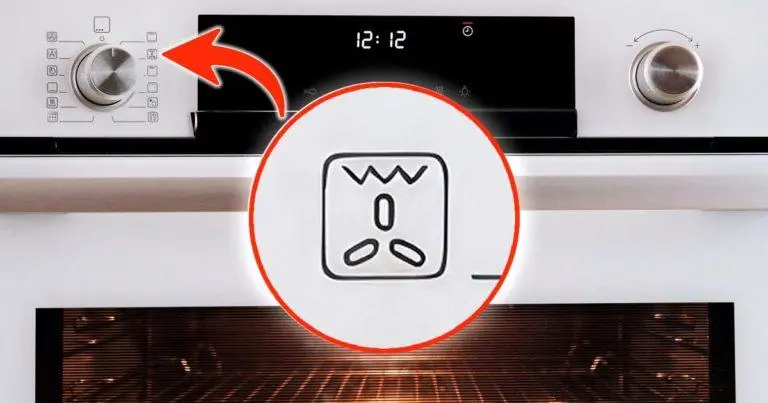 ¿Cómo reconocer el símbolo térmico giratorio del horno?