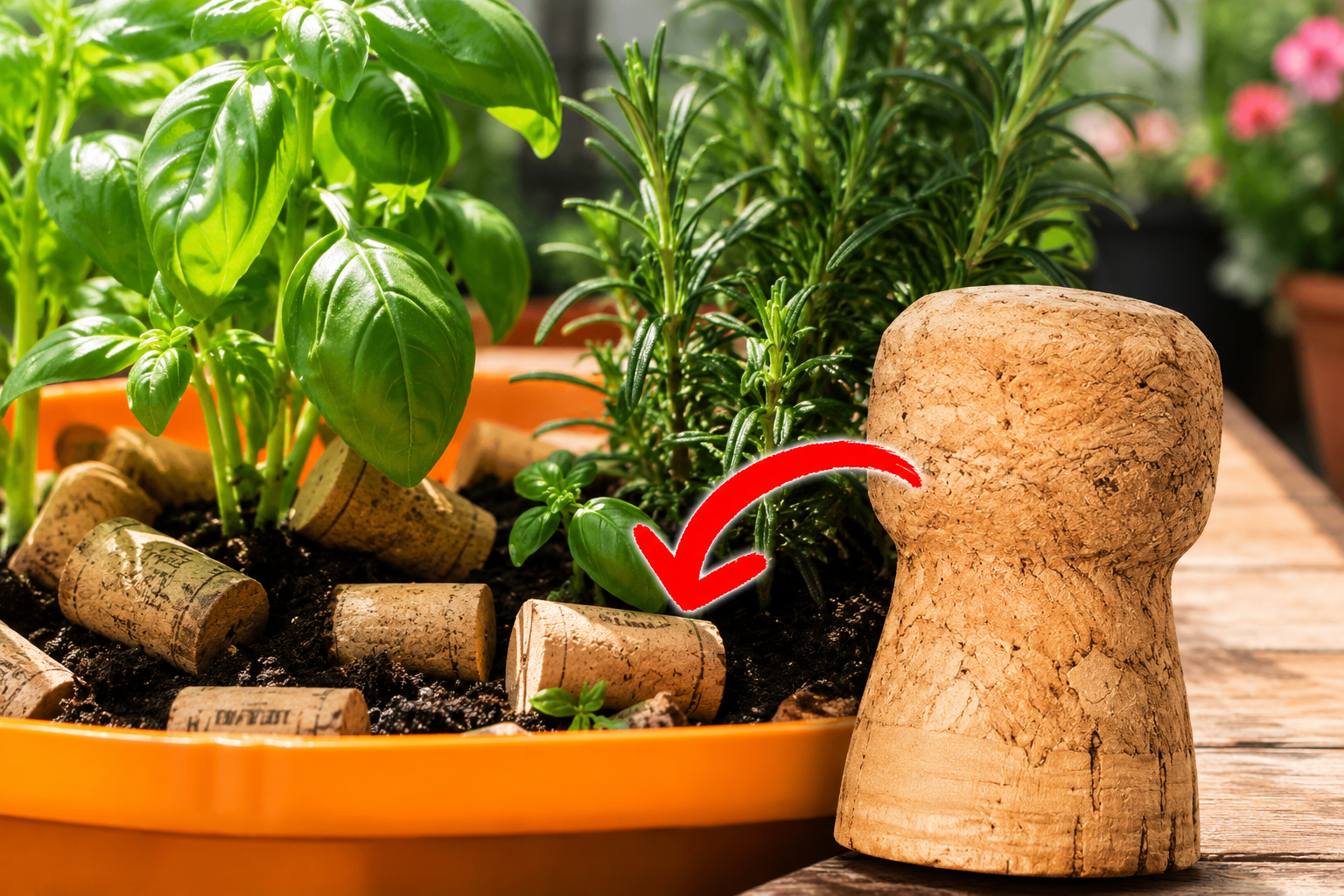 ¿Por qué es inteligente usar tapones de corcho en tus plantas?