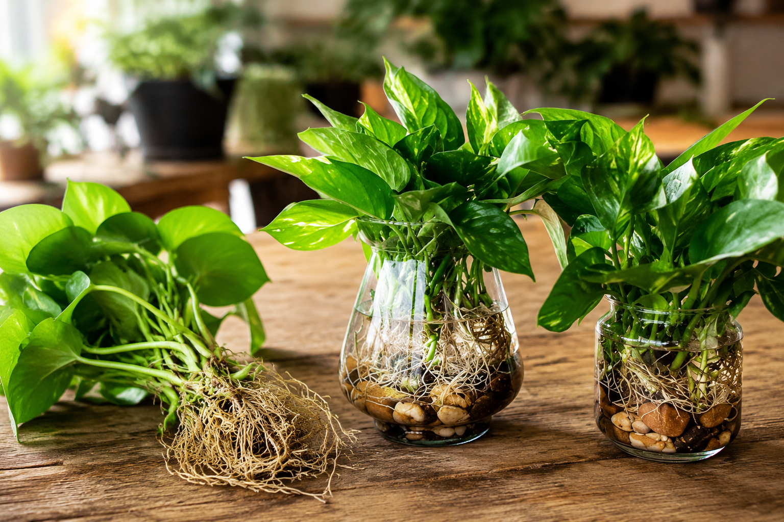 10 plantas de interior que crecen fácilmente en agua, sin tierra