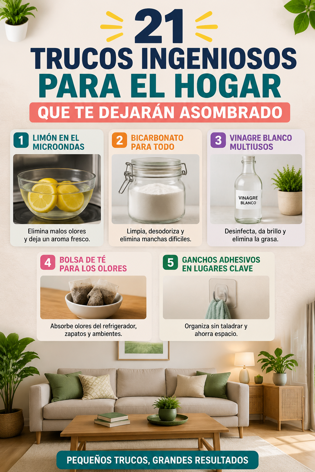 21 trucos ingeniosos para el hogar que te dejarán asombrado