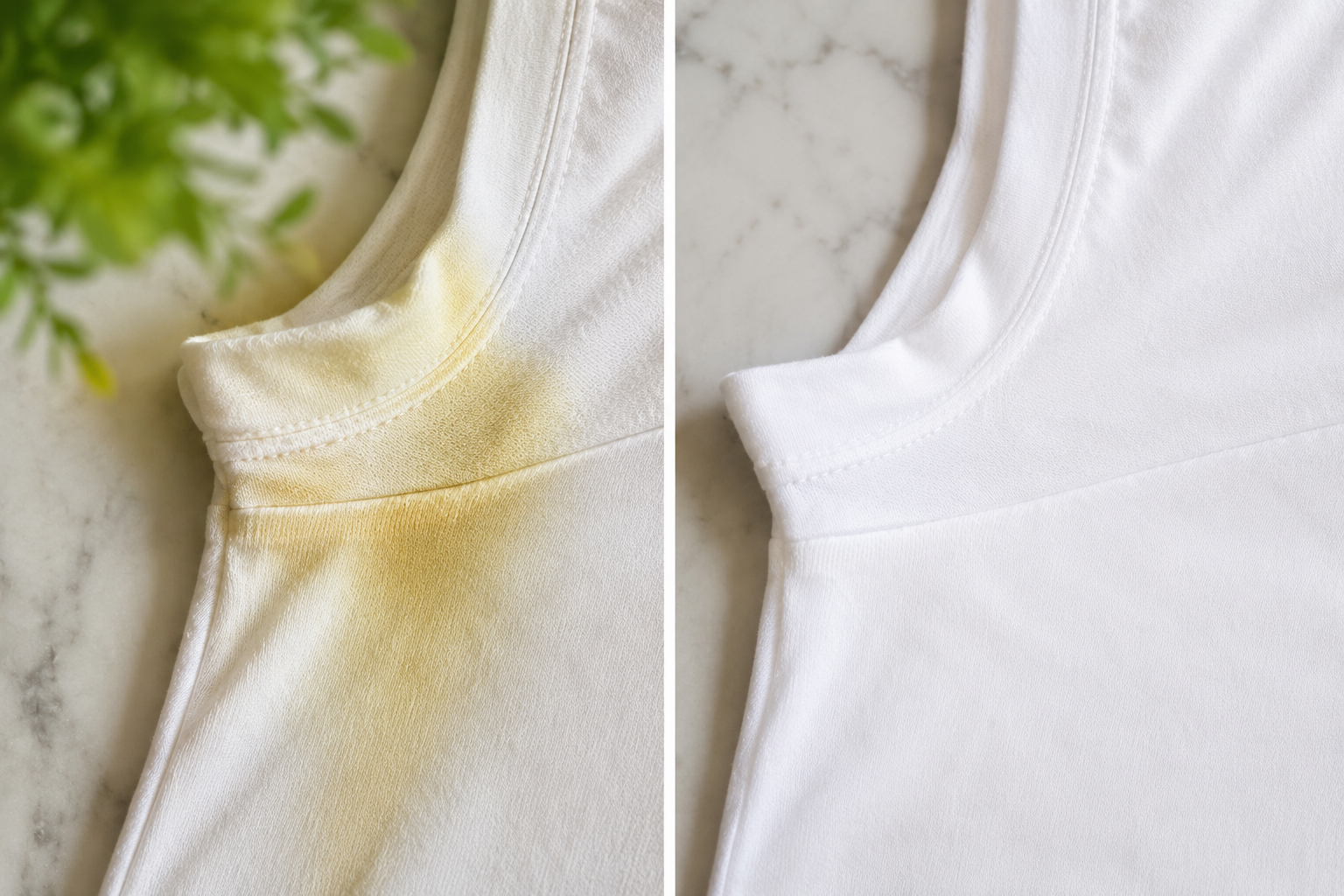 4 trucos caseros para eliminar las manchas de sudor y desodorante en camisas y camisetas