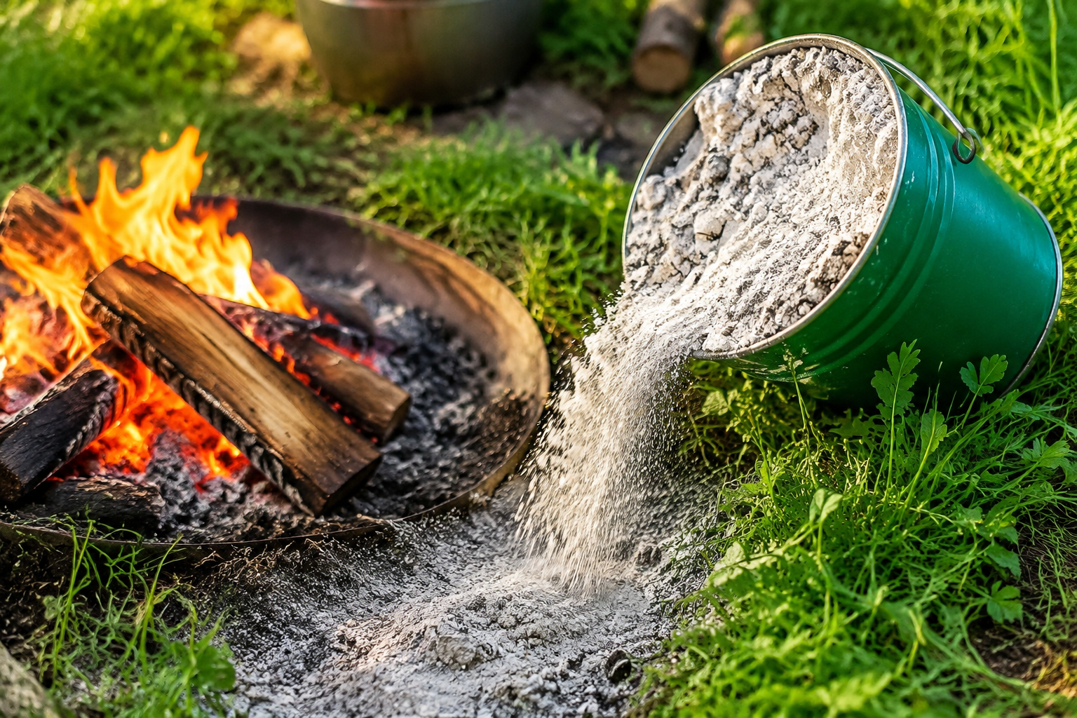 5 formas prácticas de usar las cenizas de la chimenea en tu hogar y jardín