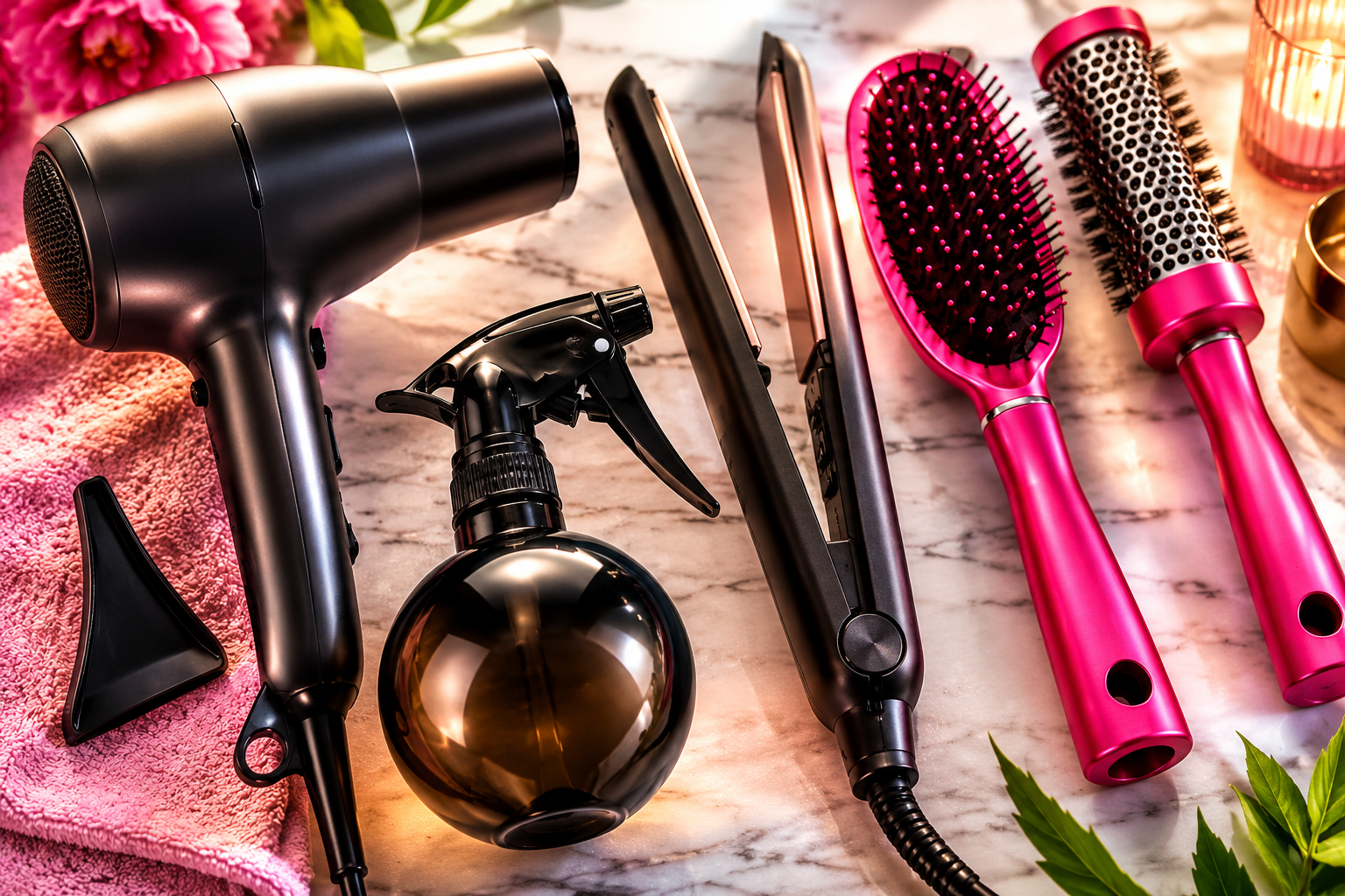 5 soluciones naturales para limpiar cepillos, peines, secadores y planchas