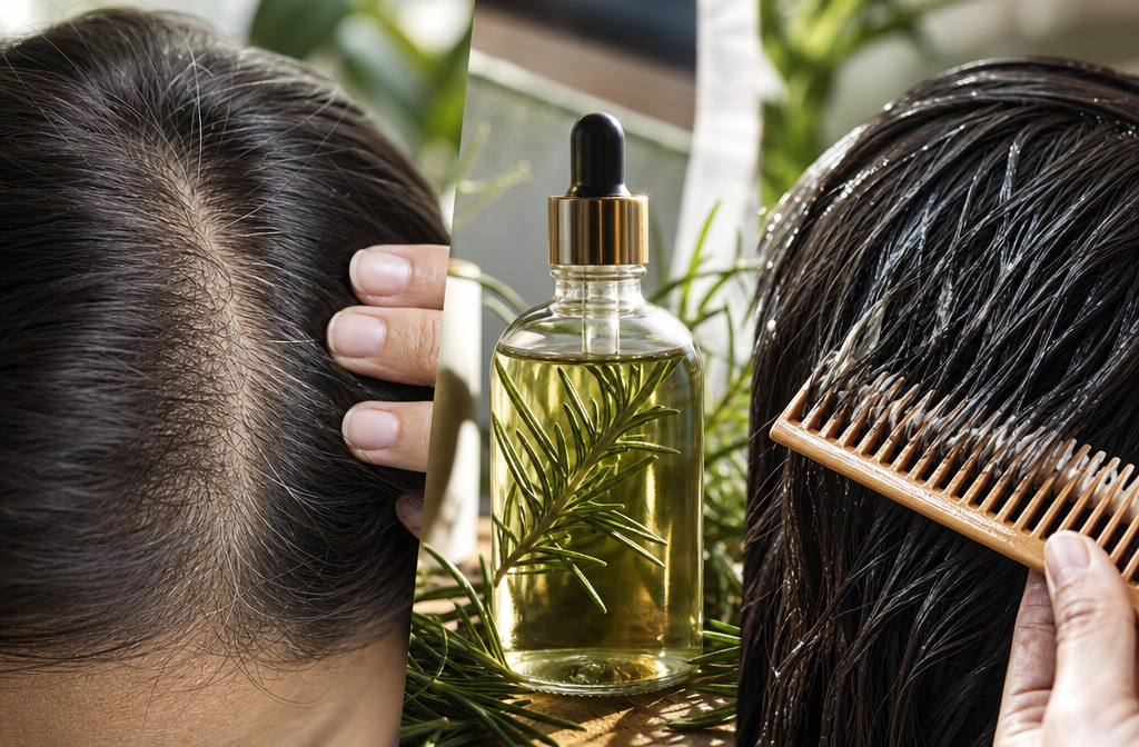 Bálsamo casero de romero para oscurecer el cabello y prevenir la caída
