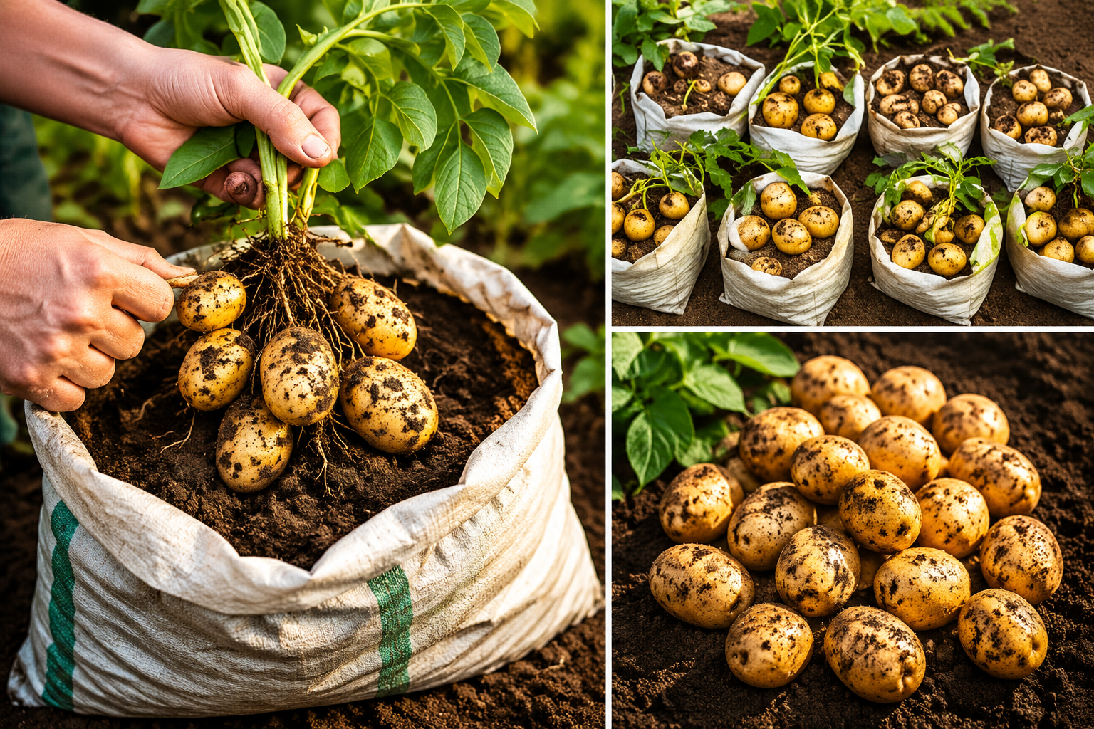 Cómo cultivar patatas en una bolsa: método práctico y eficiente para todos los jardineros