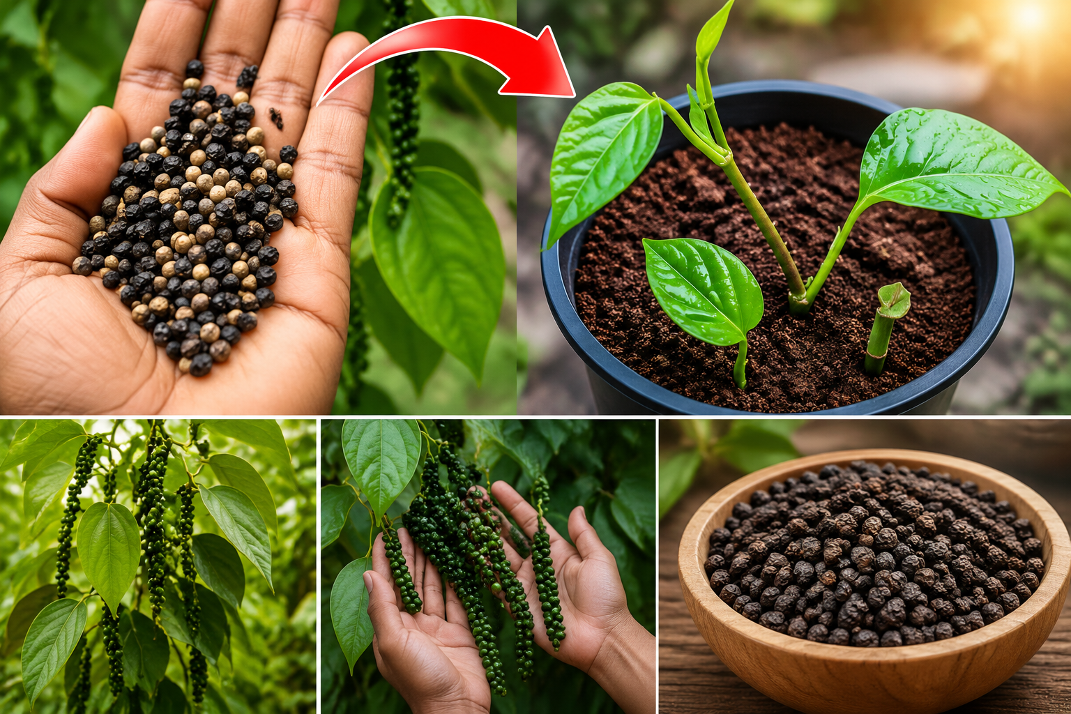 Cómo cultivar pimienta negra en casa: una guía práctica y sencilla