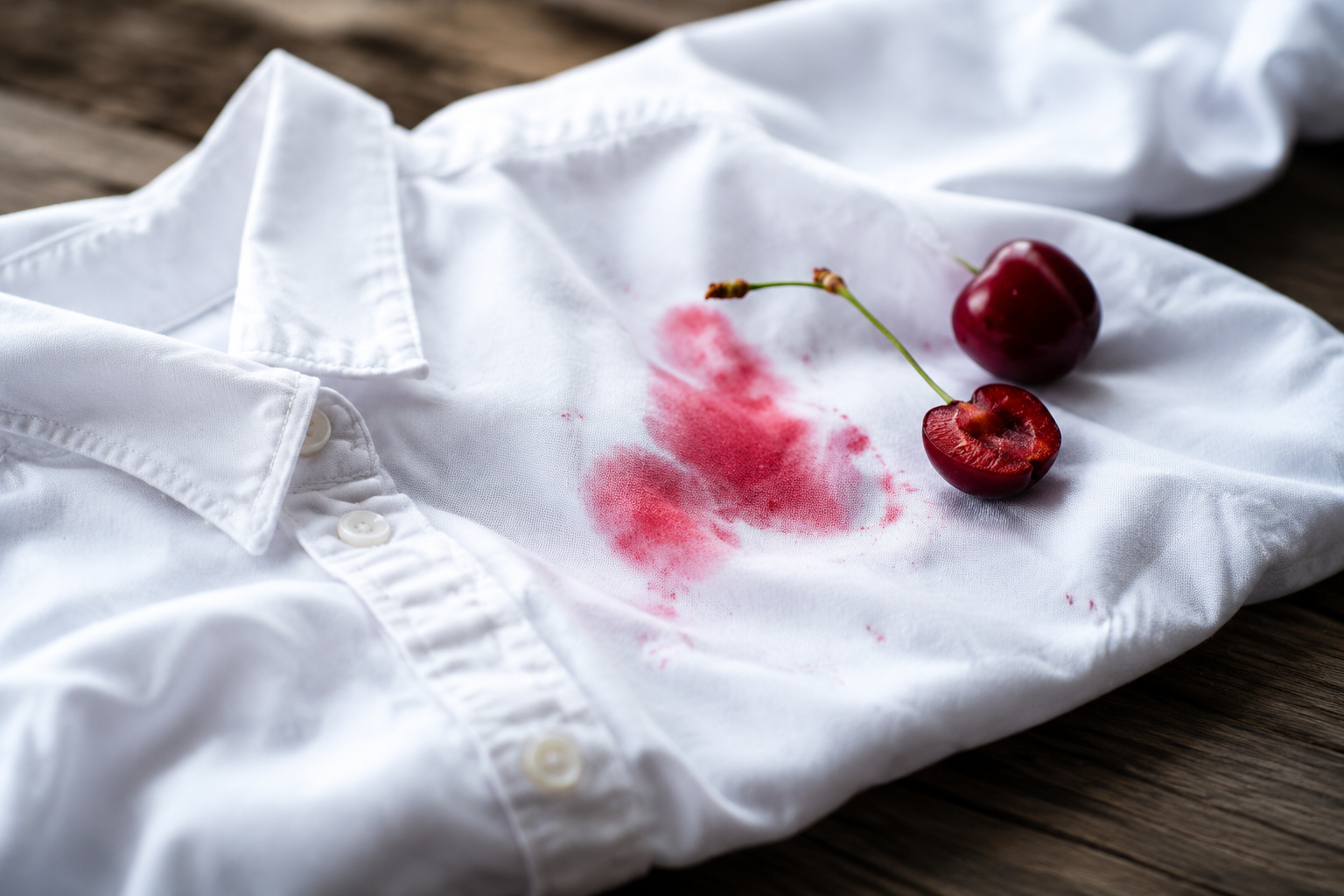 Cómo eliminar manchas de cereza en ropa, alfombras y manos fácilmente