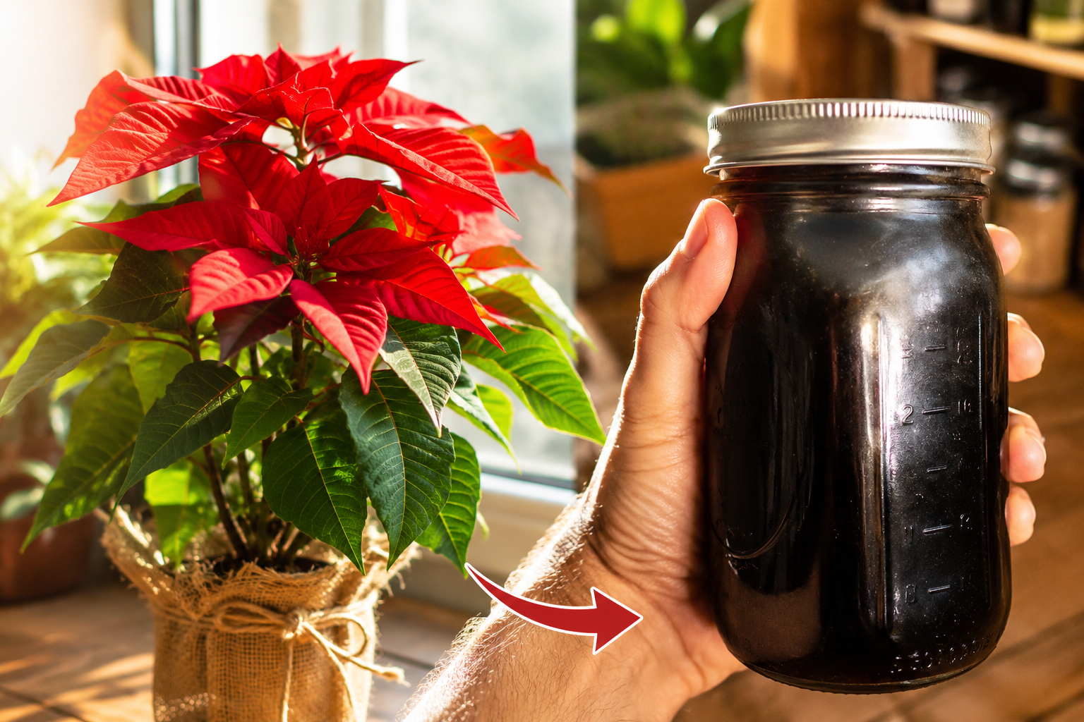 Cómo mantener las poinsettias rojas y evitar que se caigan las hojas: 5 fertilizantes caseros