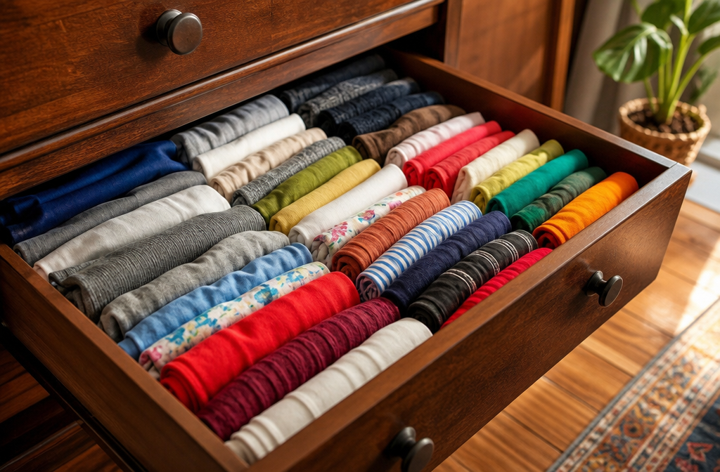 Cómo organizar los armarios y doblar la ropa en minutos con el método Konmari