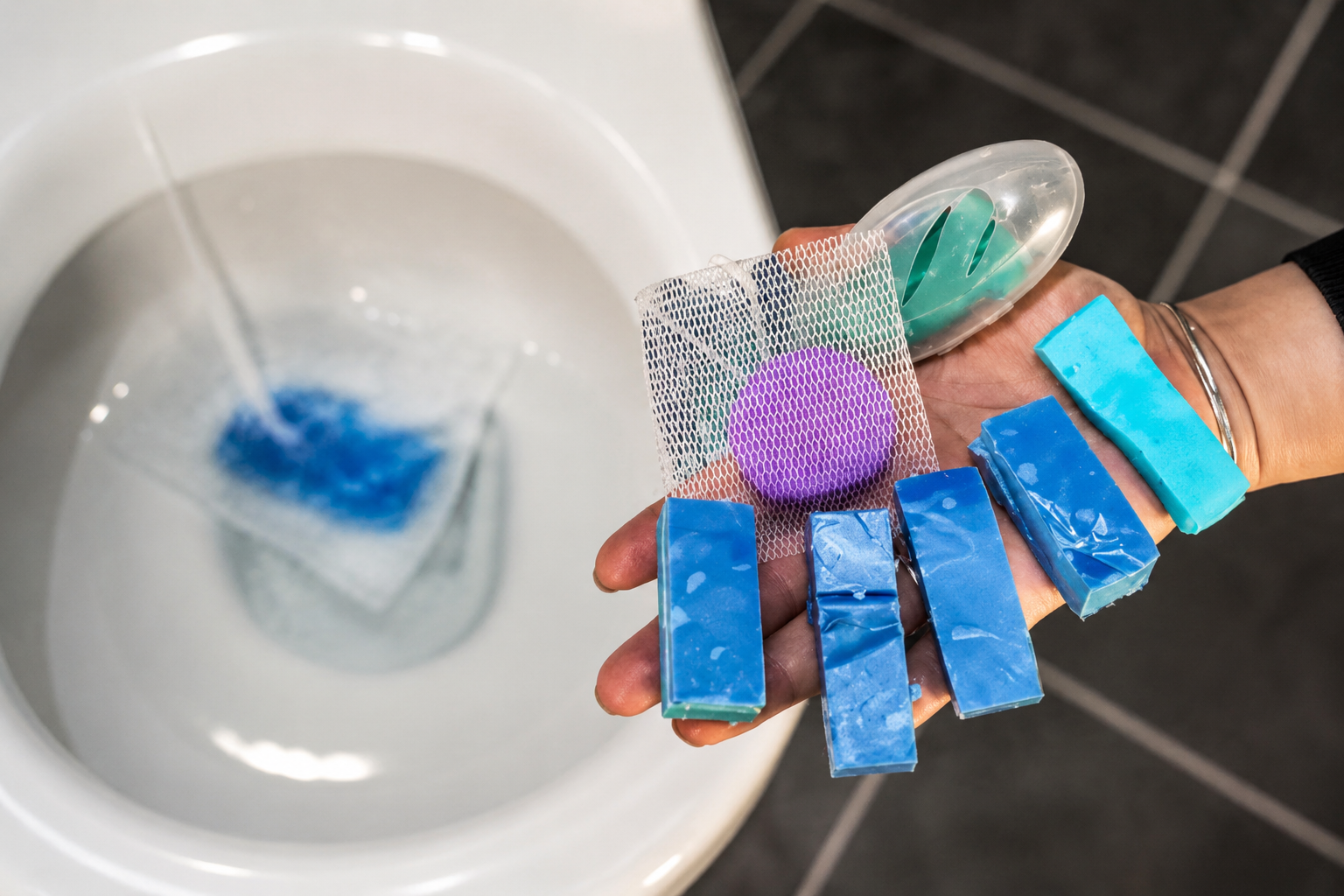 Con esta técnica puedes crear más de 40 pastillas sanitarias en casa