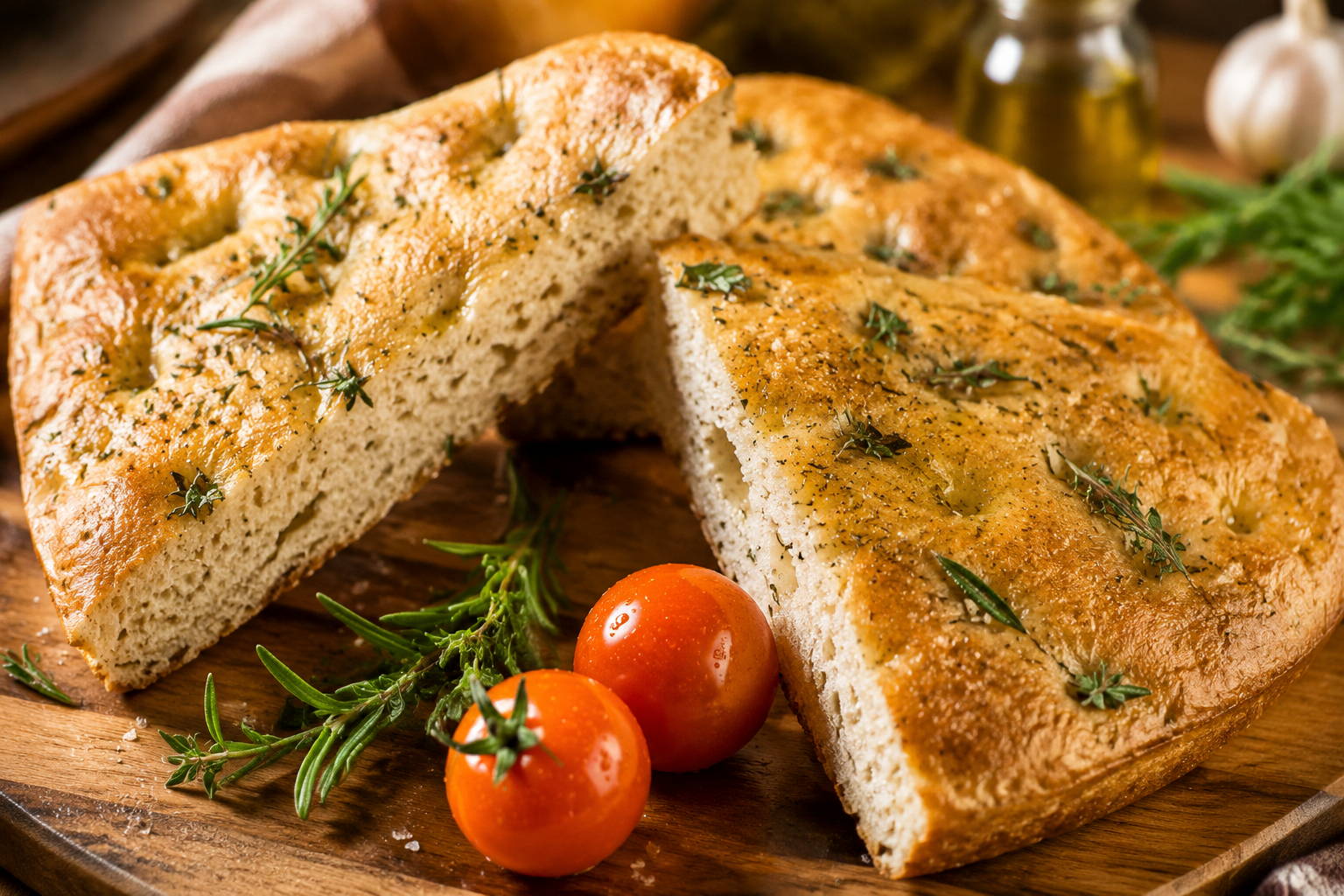 Consejos para hacer una focaccia casera