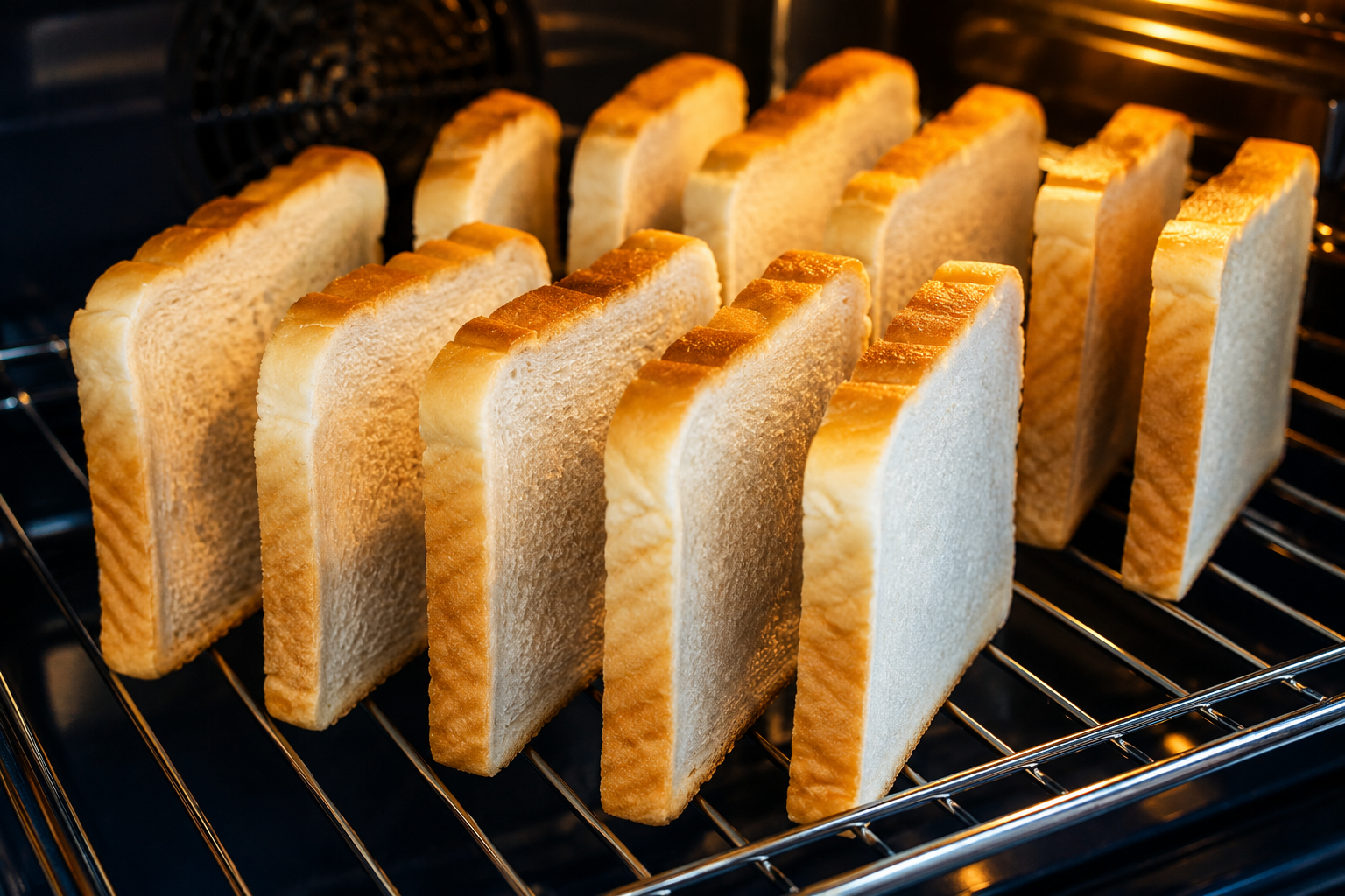 Desliza las rebanadas de pan entre las rejillas del horno: un consejo práctico que debes conocer