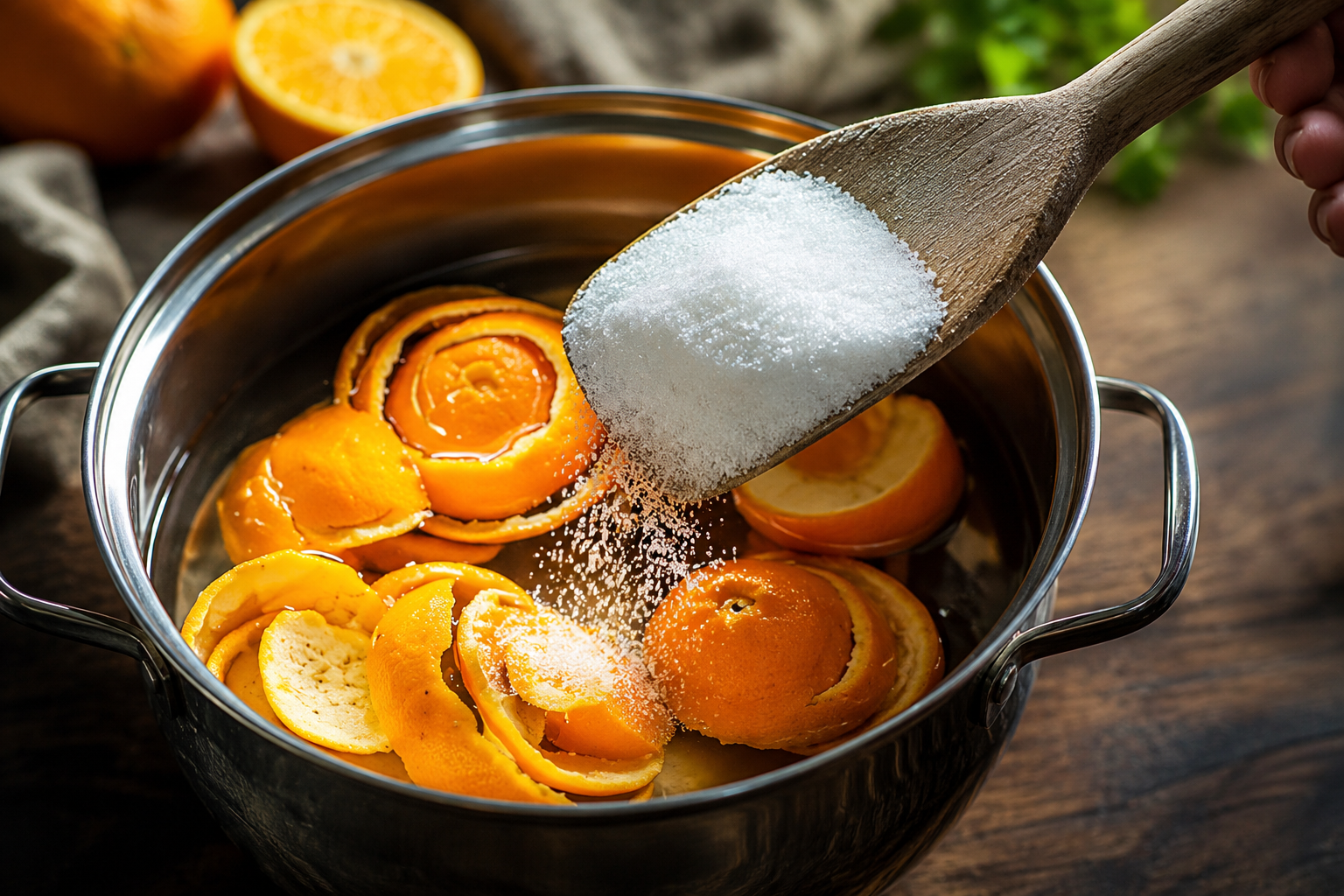 Detergente casero con cáscaras de naranja: económico y efectivo