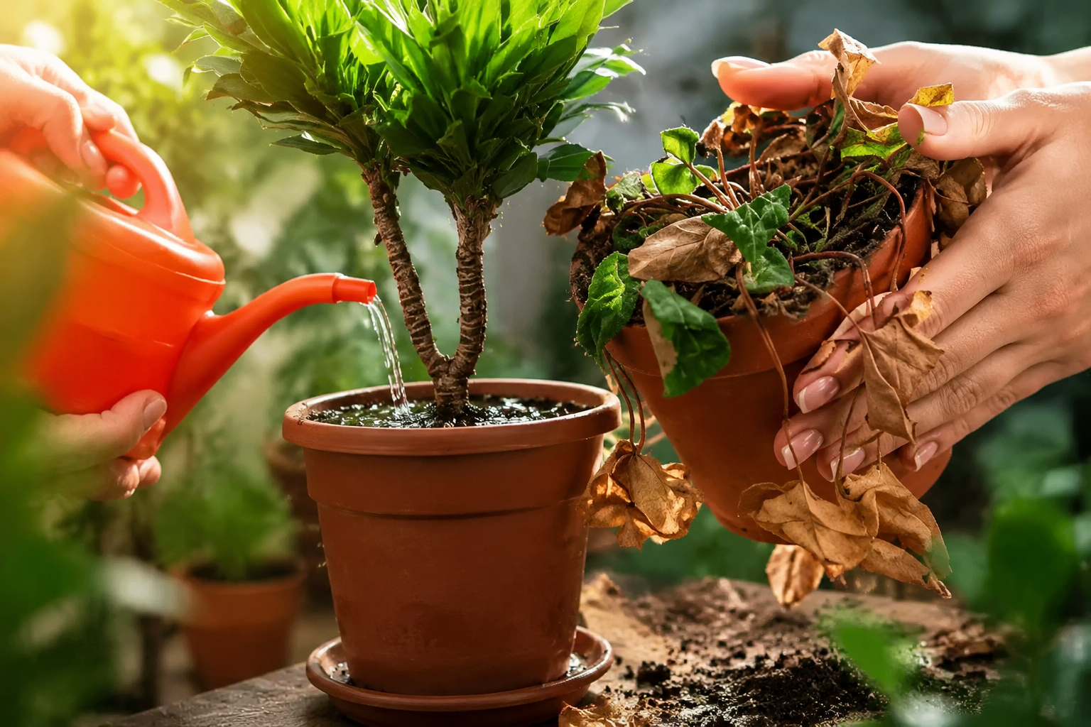 El error más común que arruina las plantas según los jardineros