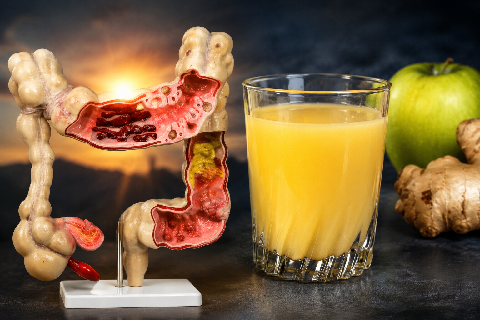 El jugo que limpia el intestino de toxinas y residuos: pierde 4 kilos en 7 días