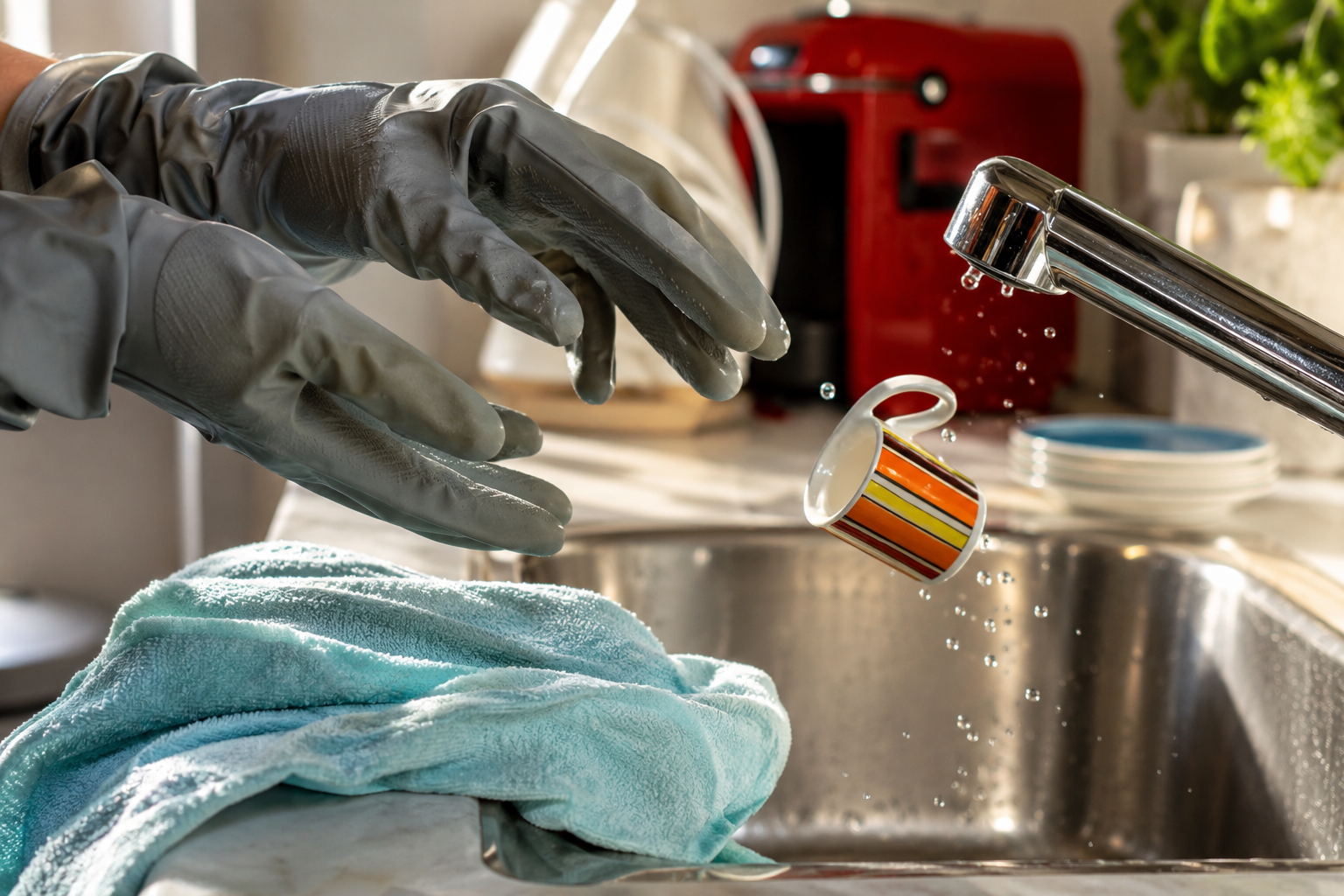 El método definitivo para dejar tu cocina reluciente en menos de un minuto