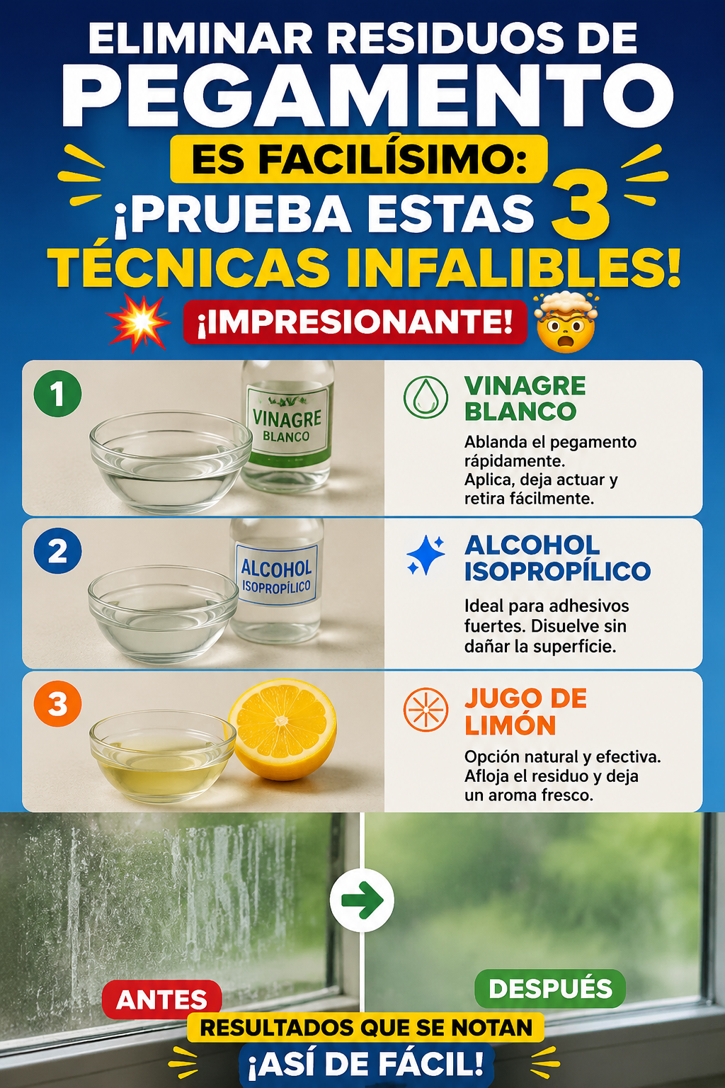 Eliminar Residuos de Pegamento es Facilísimo: ¡Prueba Estas 3 Técnicas Infalibles! 💥 (IMPRESIONANTE) 🤯
