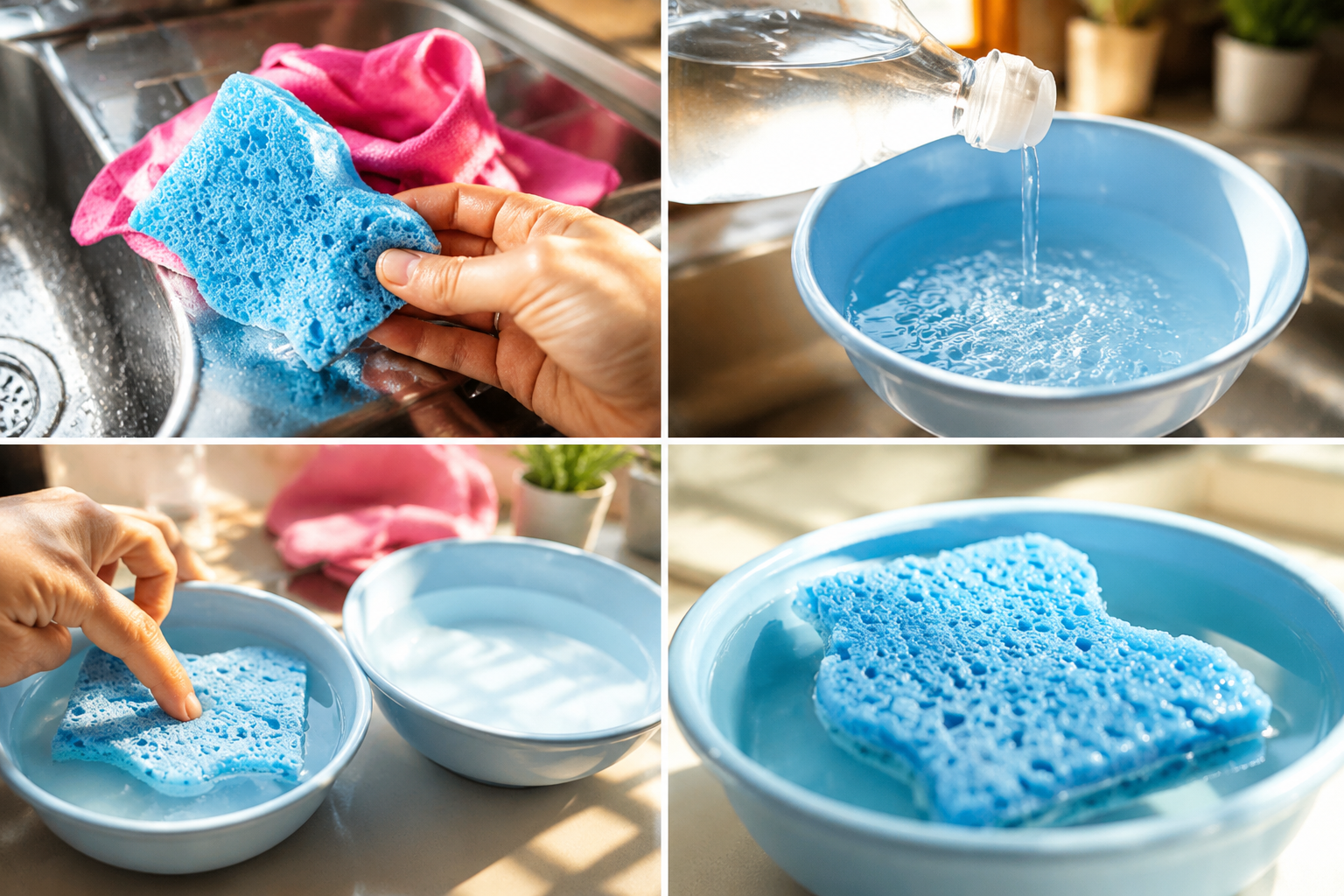 Esponjas: cómo limpiarlas y desinfectarlas con 4 métodos naturales