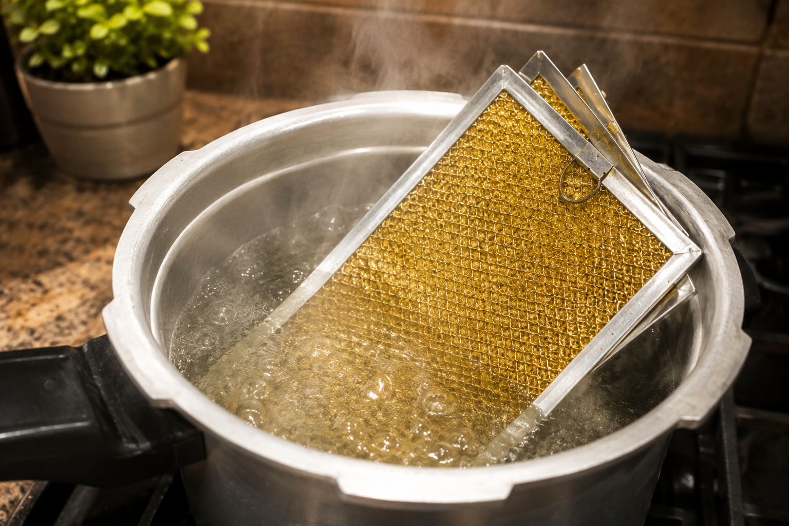 Filtro de la campana sucio y grasiento? El truco natural para dejarlo reluciente
