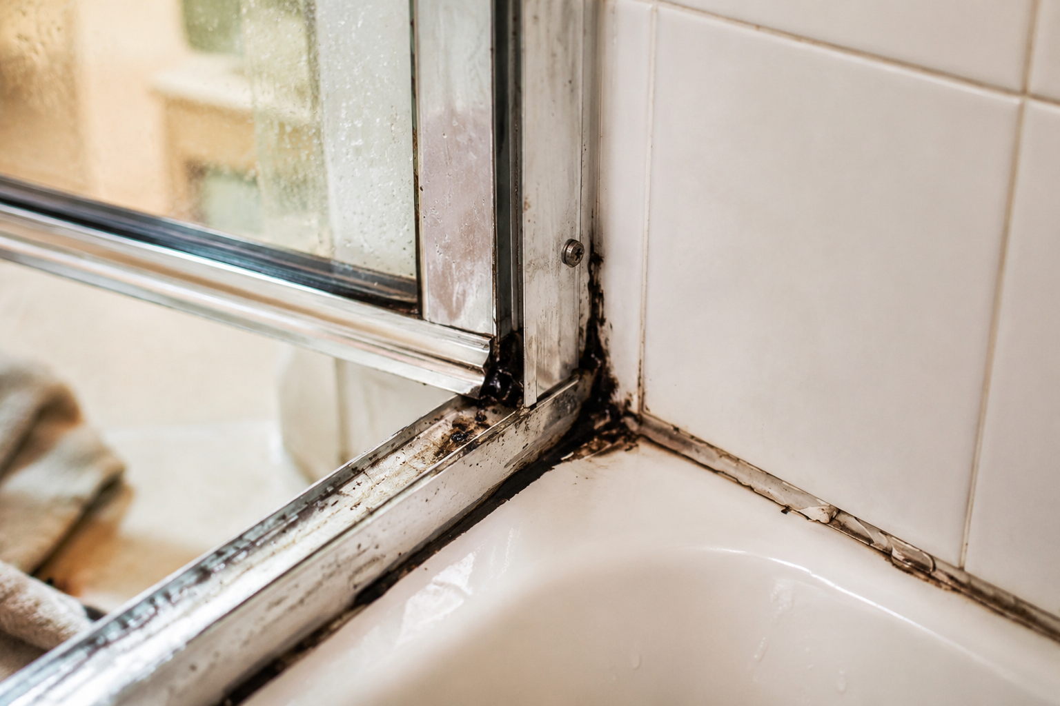 La forma más rápida de eliminar el moho del sellador de la ducha