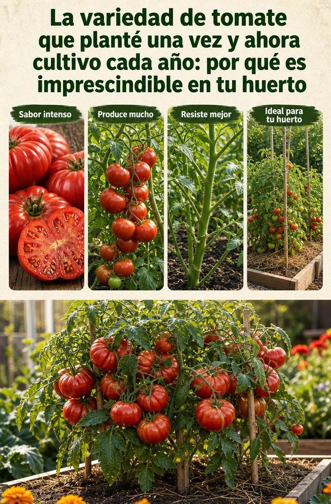 La variedad de tomate que planté una vez y que ahora cultivo cada año: por qué es imprescindible en tu huerto en 2023