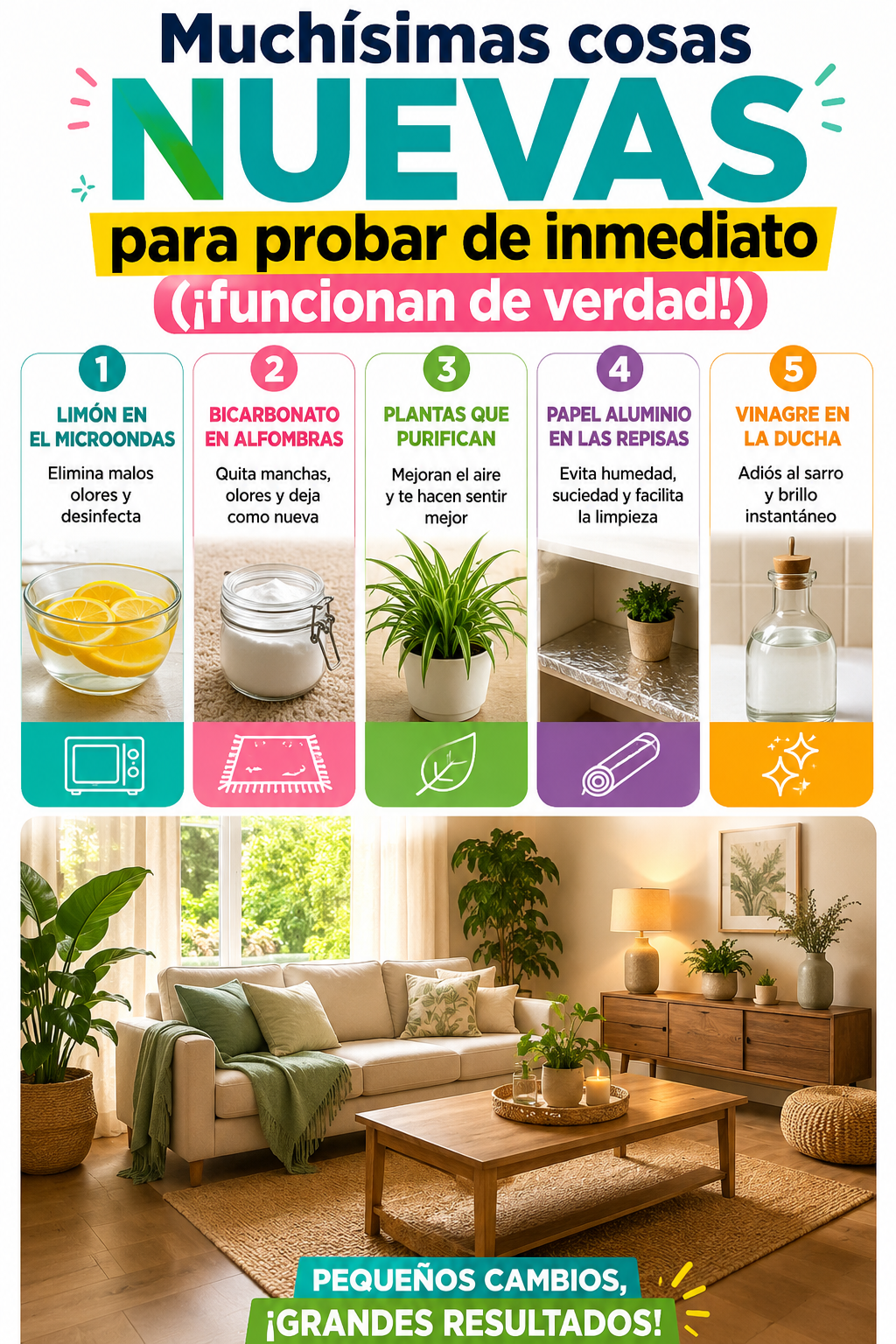 Muchísimas cosas NUEVAS para probar de inmediato (¡funcionan de verdad!)