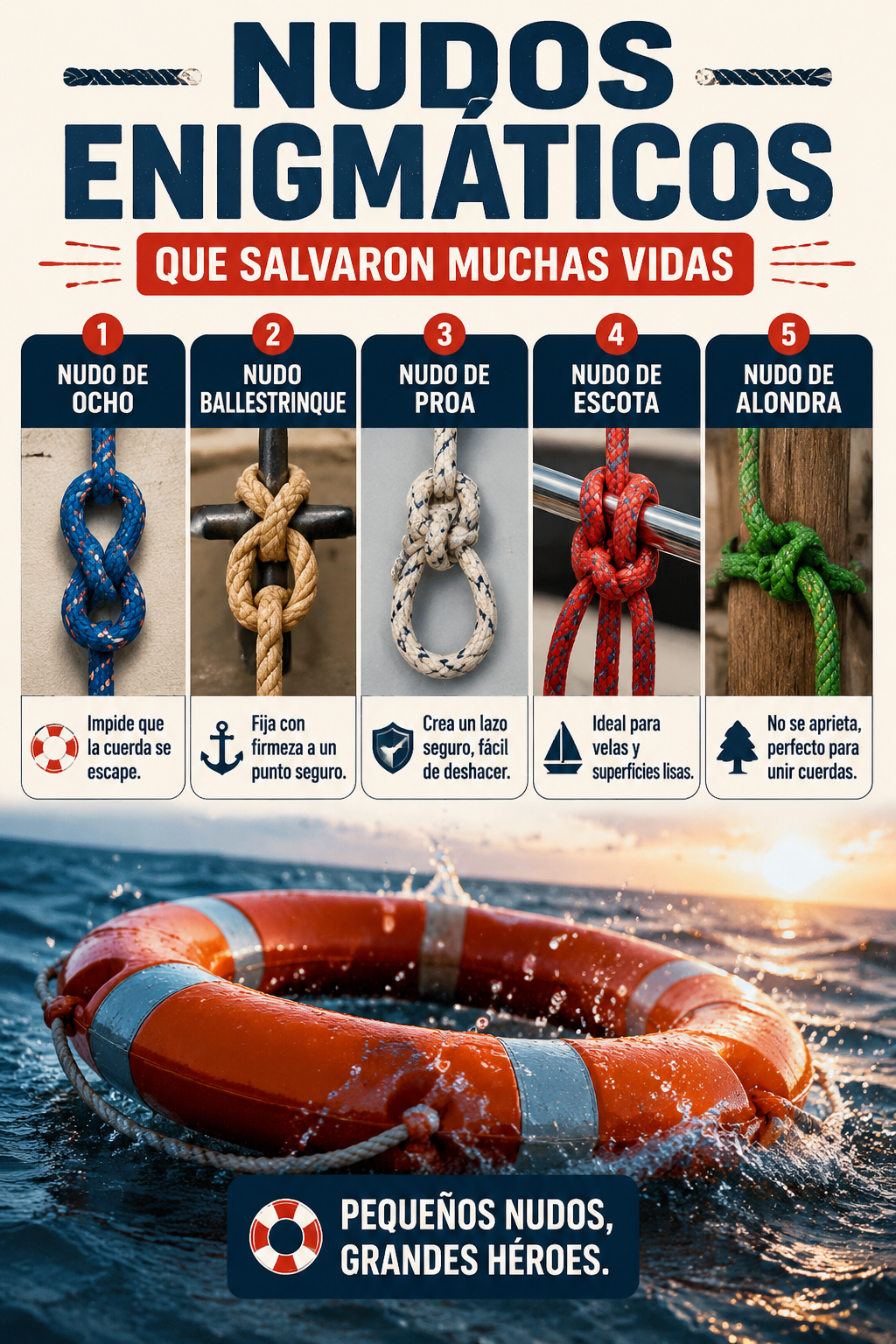 Nudos enigmáticos que salvaron muchas vidas