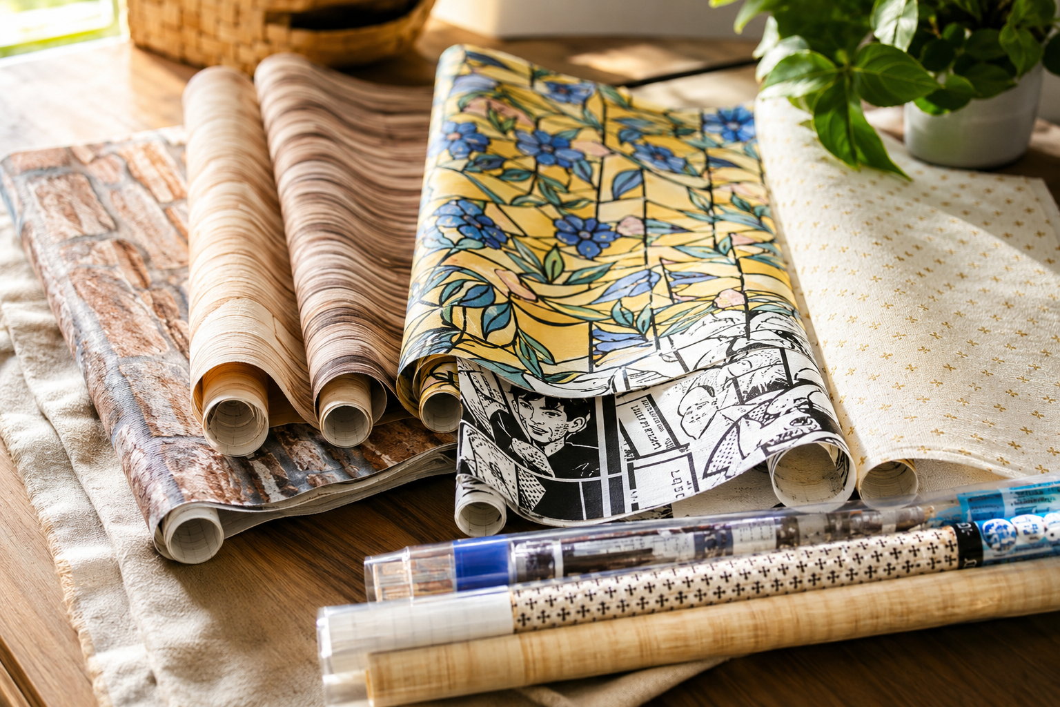 Papel pintado: las ideas más creativas para reutilizarlo