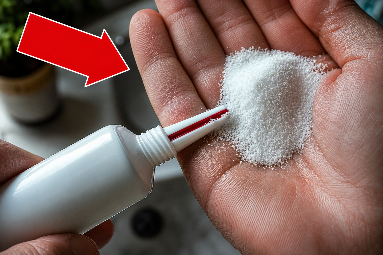 Pasta de dientes y sal: el truco práctico para un baño impecable