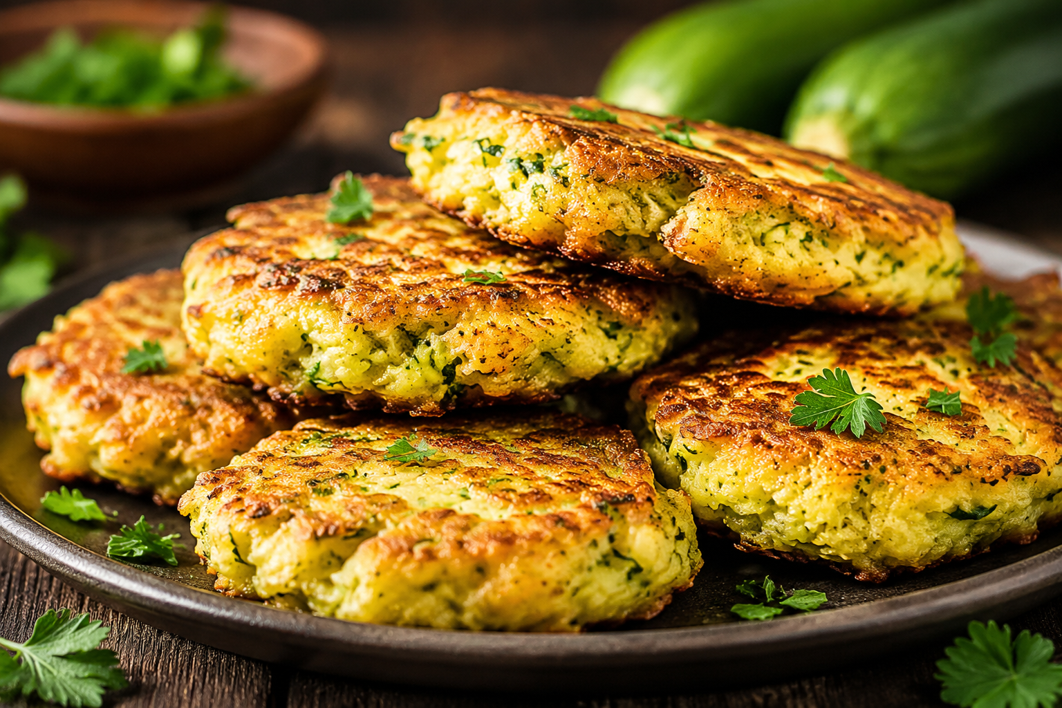 Receta: Hamburguesas de calabacín, sabrosas, saludables y bajas en calorías