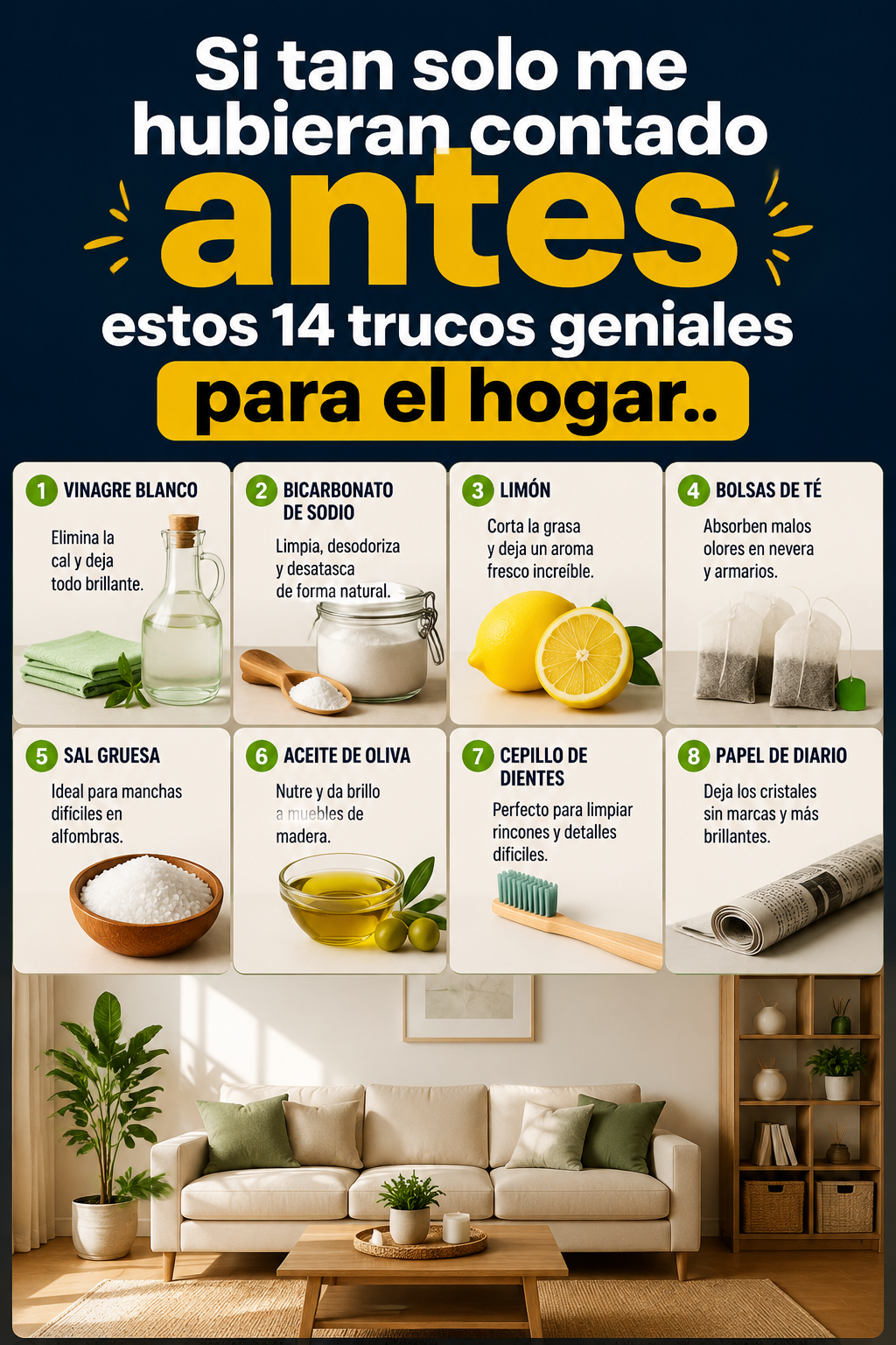 Si tan solo me hubieran contado antes estos 14 trucos geniales para el hogar.