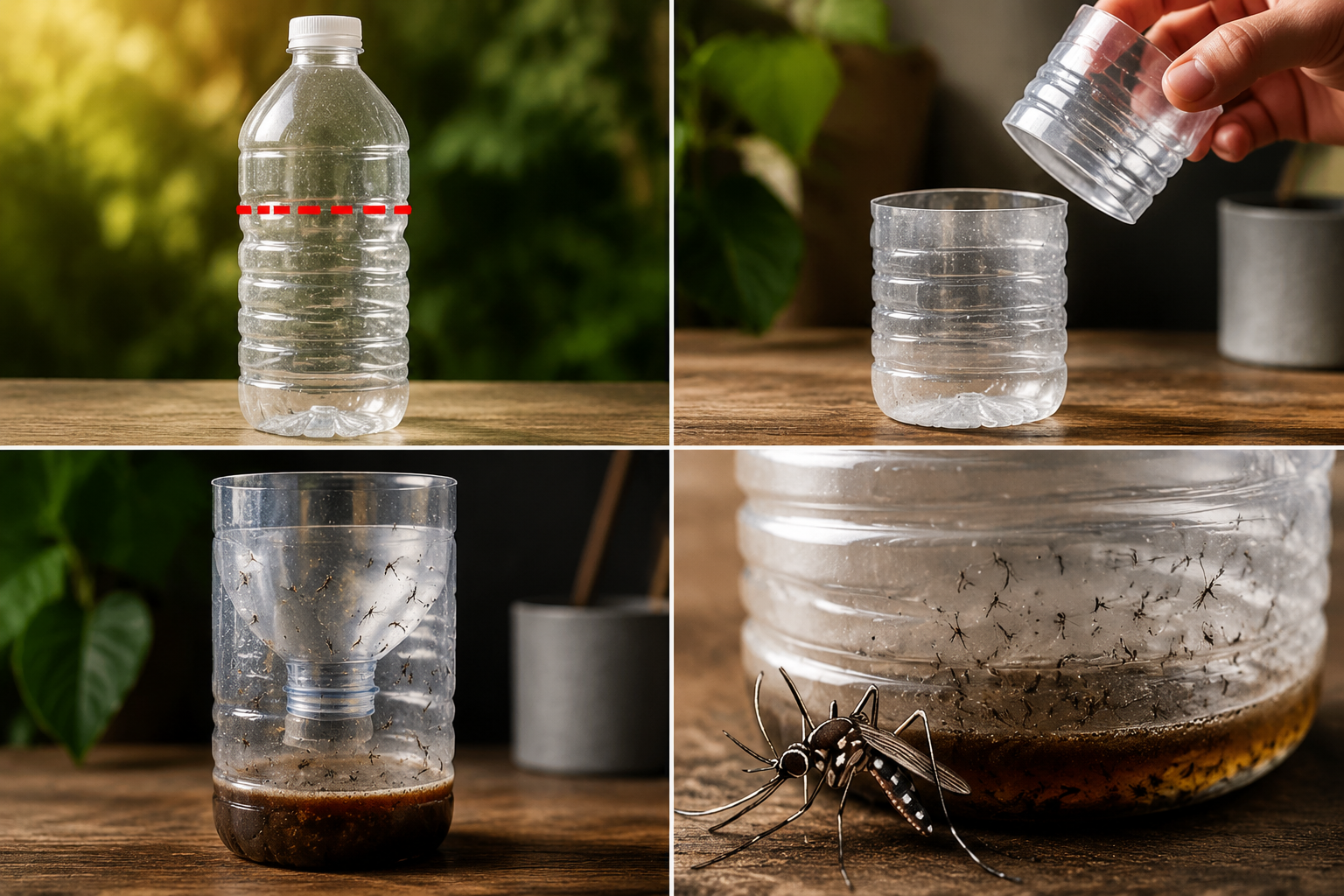Trampa casera para mosquitos: el remedio natural eficaz que los elimina definitivamente