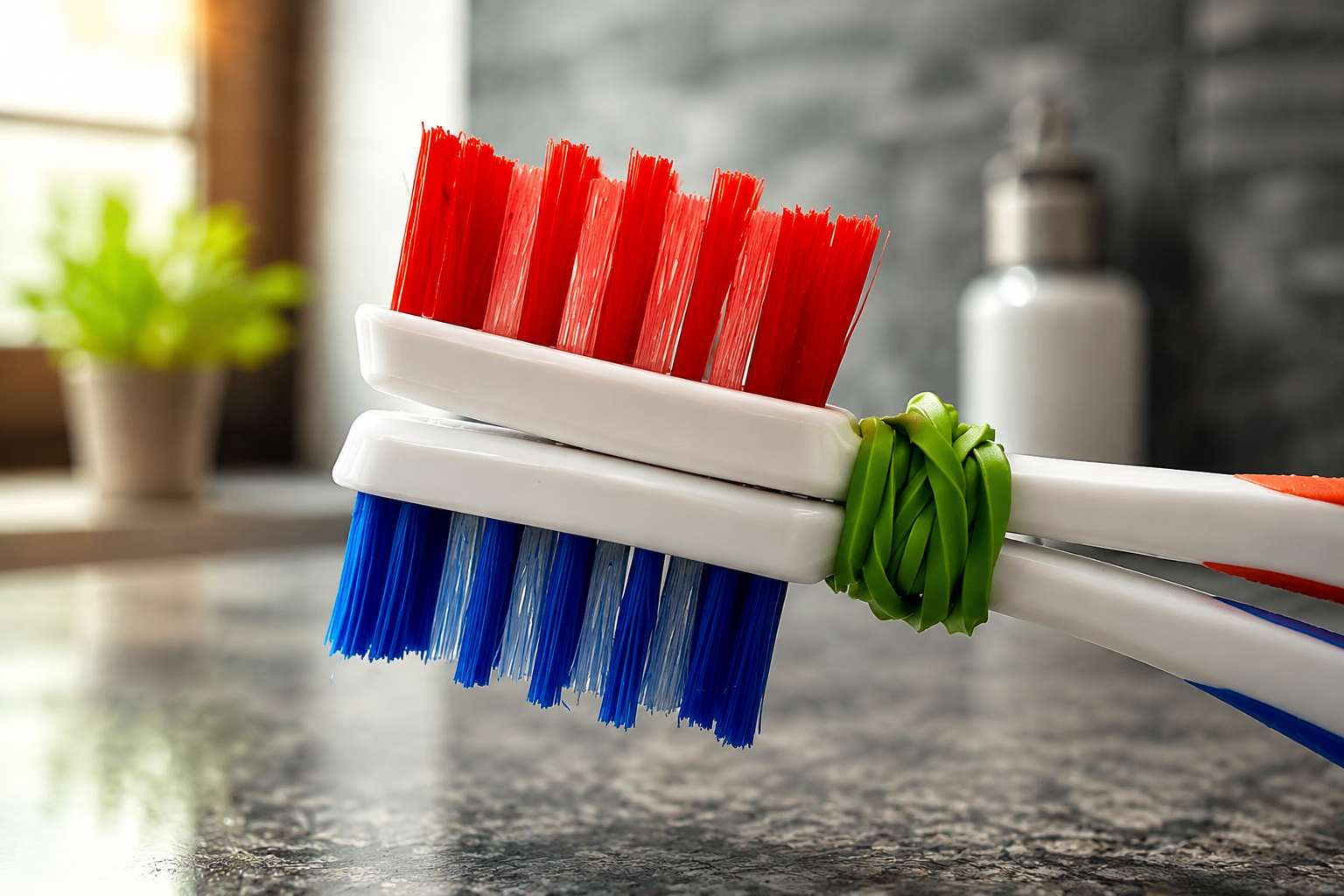 Une dos cepillos de dientes y descubre lo que sucede