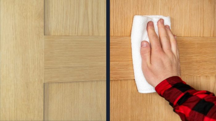 Cocina, frente en madera mate: así se pule en pocos minutos