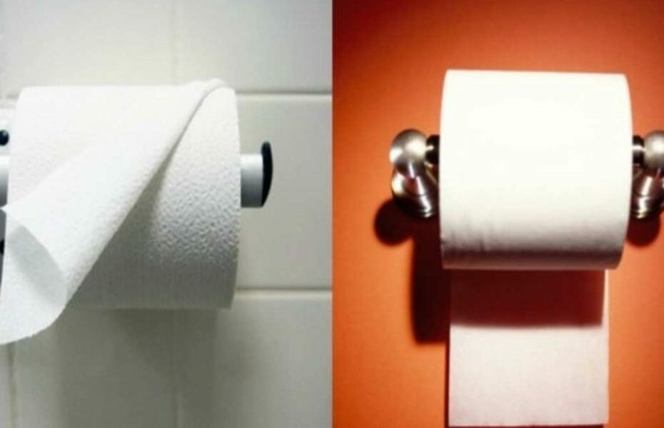 La forma en que cuelgas el papel higiénico dice mucho de ti.