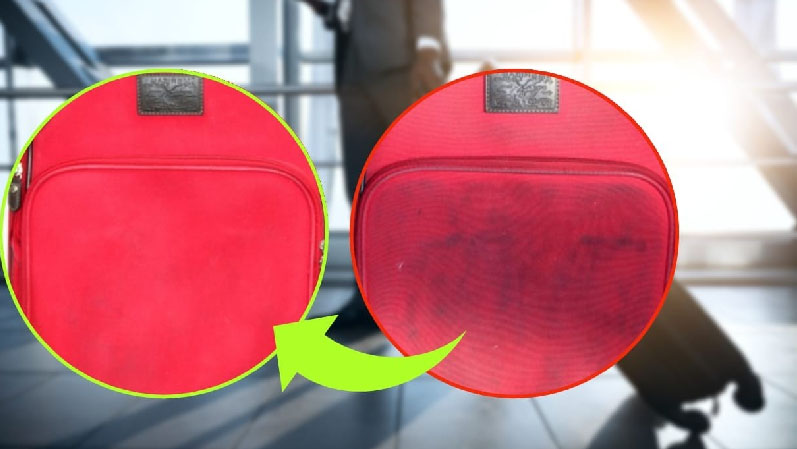 La técnica infalible para quitar las manchas del tejido de tu maleta