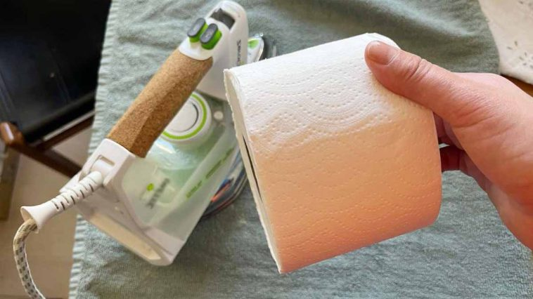 Papel higiénico y plancha: LA técnica para ahorrar