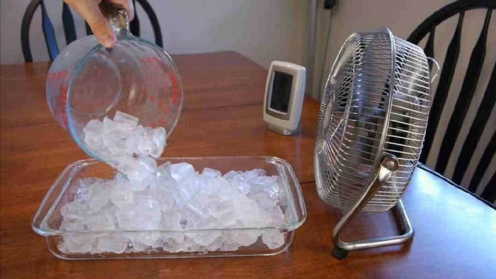 Para refrescar la casa basta con un cubito de hielo a 0 centavos