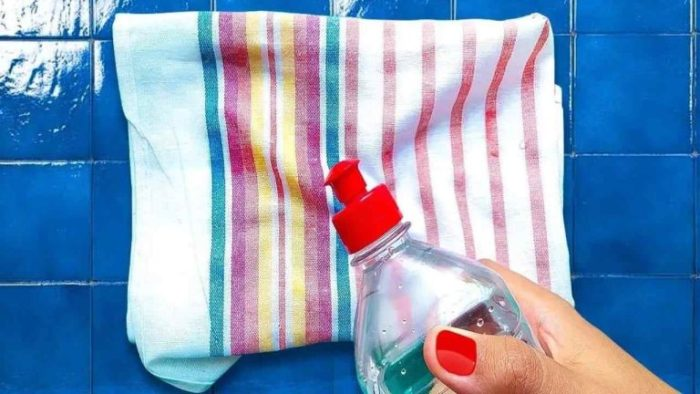 Vierte vinagre sobre un paño, eliminarás este problema común